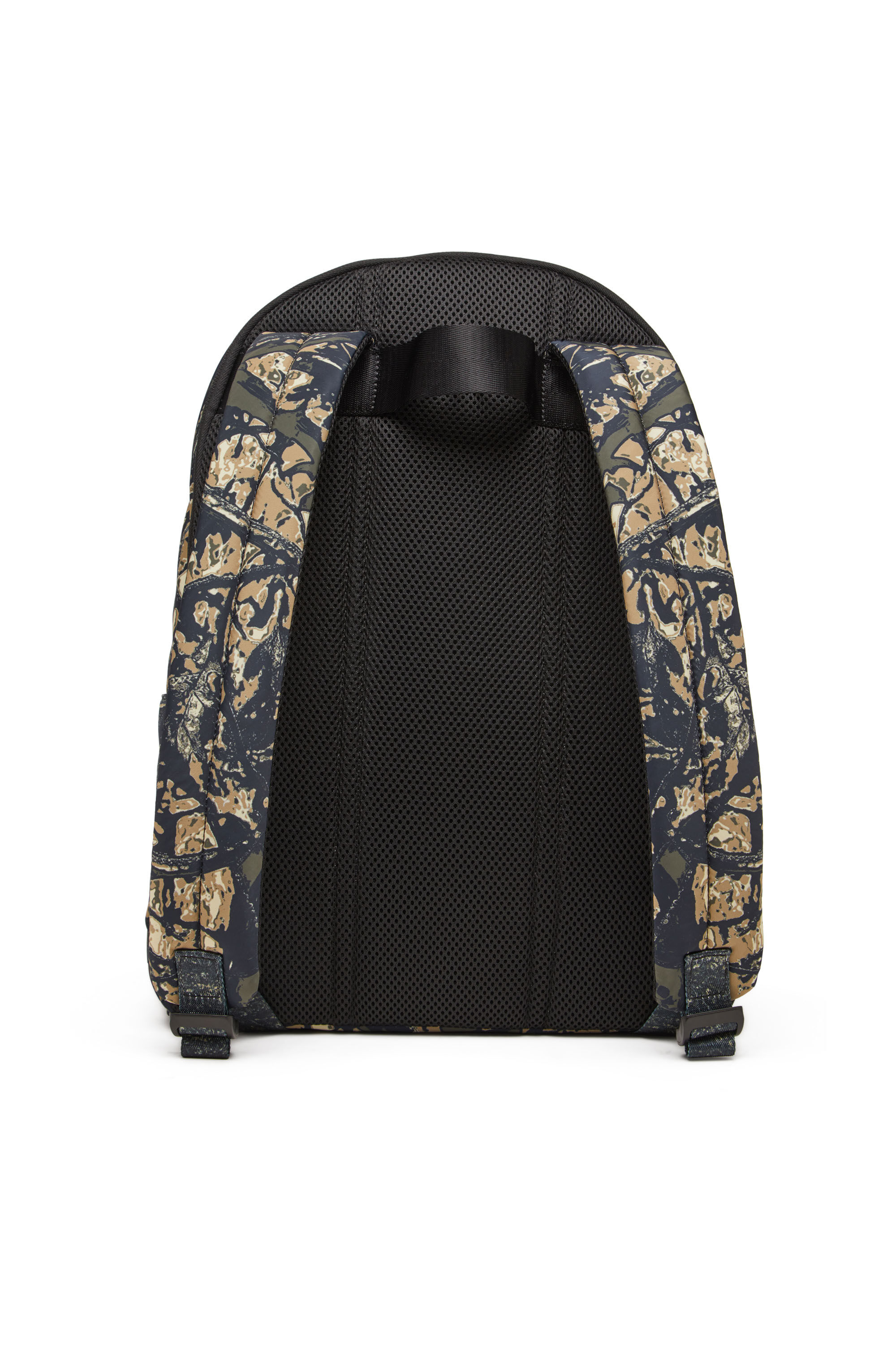 Diesel - D-PACK BACKPACK X, Man's D-Pack-Backpack in camo-print fabric in Military Green - 4