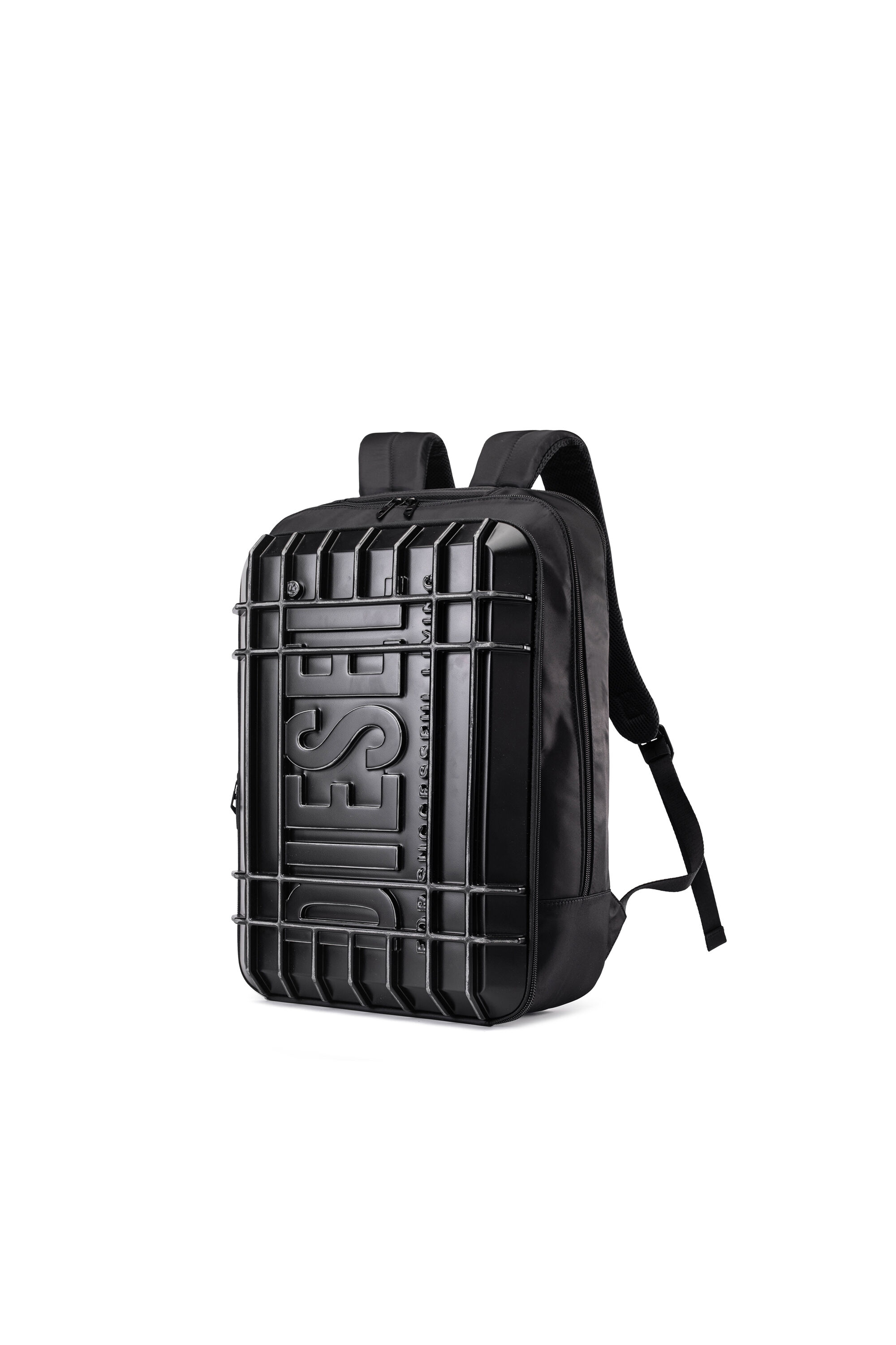 Diesel - DIESEL PC STRONG IMAGE BACKPACK- DSB005, Unisex's Rugged travel backpack in Black - 4