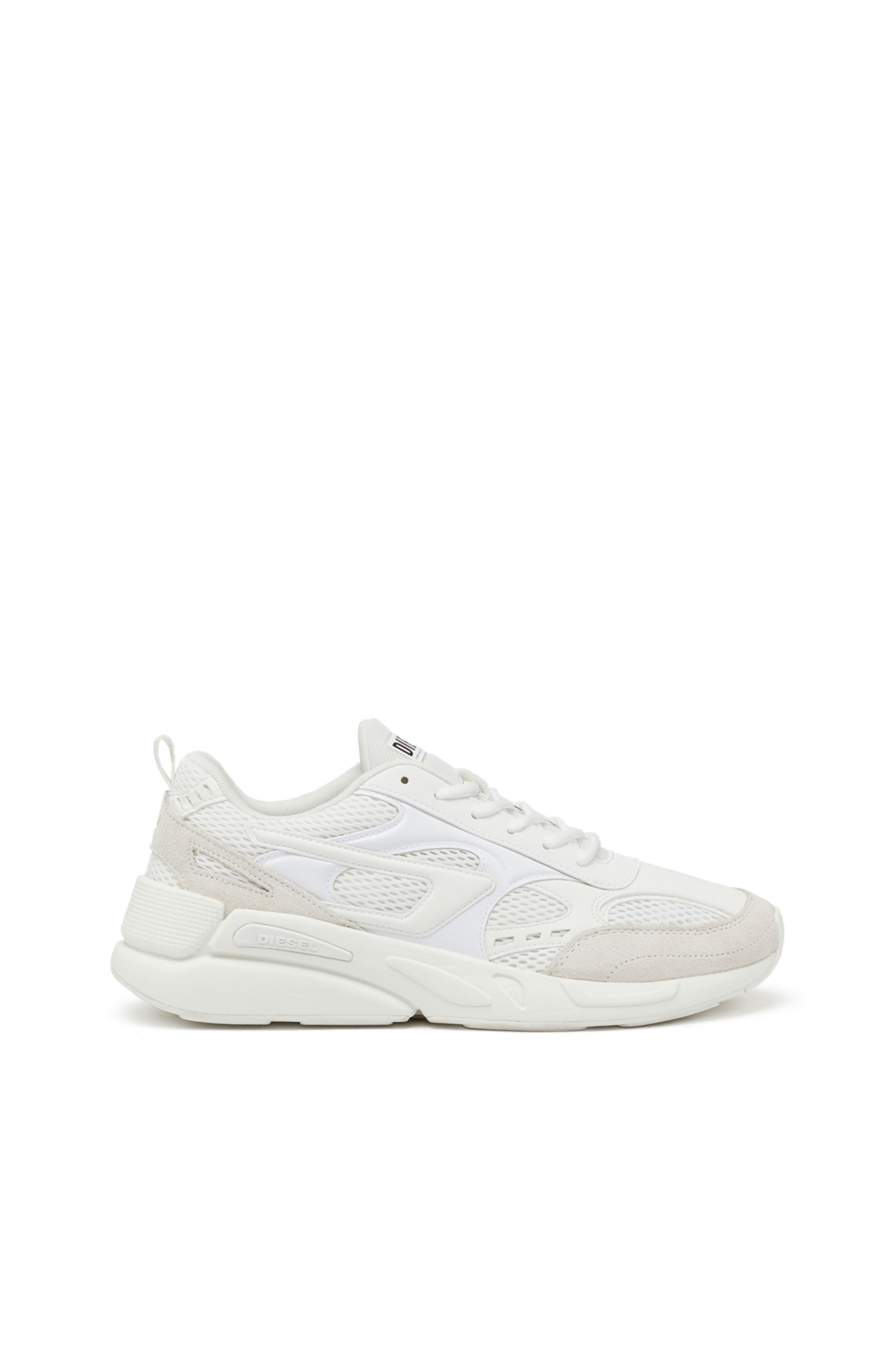 Diesel - S-SERENDIPITY SPORT, Man S-Serendipity-Sneakers in mesh and suede in White - Image 1