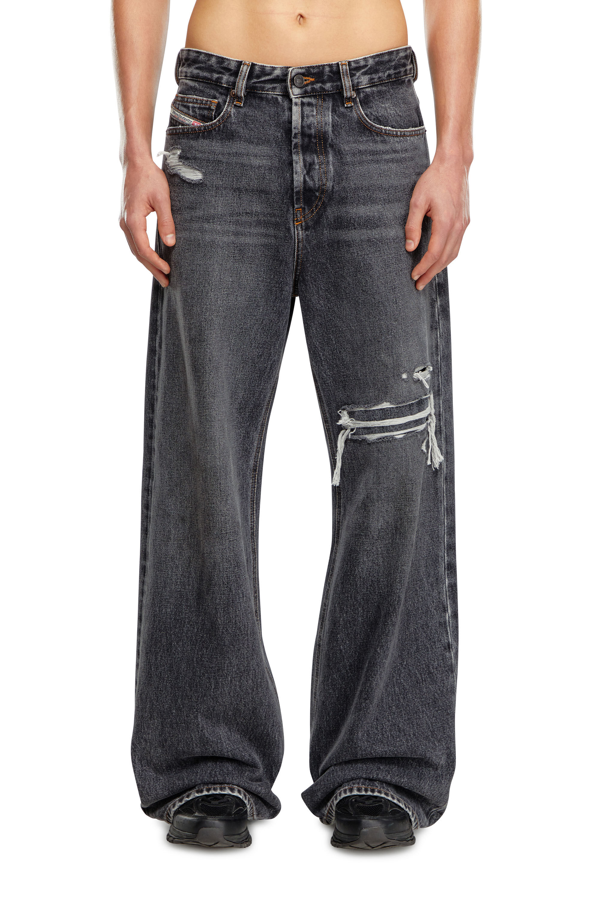 1996 D-Sire Woman: Relaxed Black/Dark grey Baggy Jeans | Diesel 1996 D-Sire Woman: Relaxed Black/Dark grey Baggy Jeans | Diesel