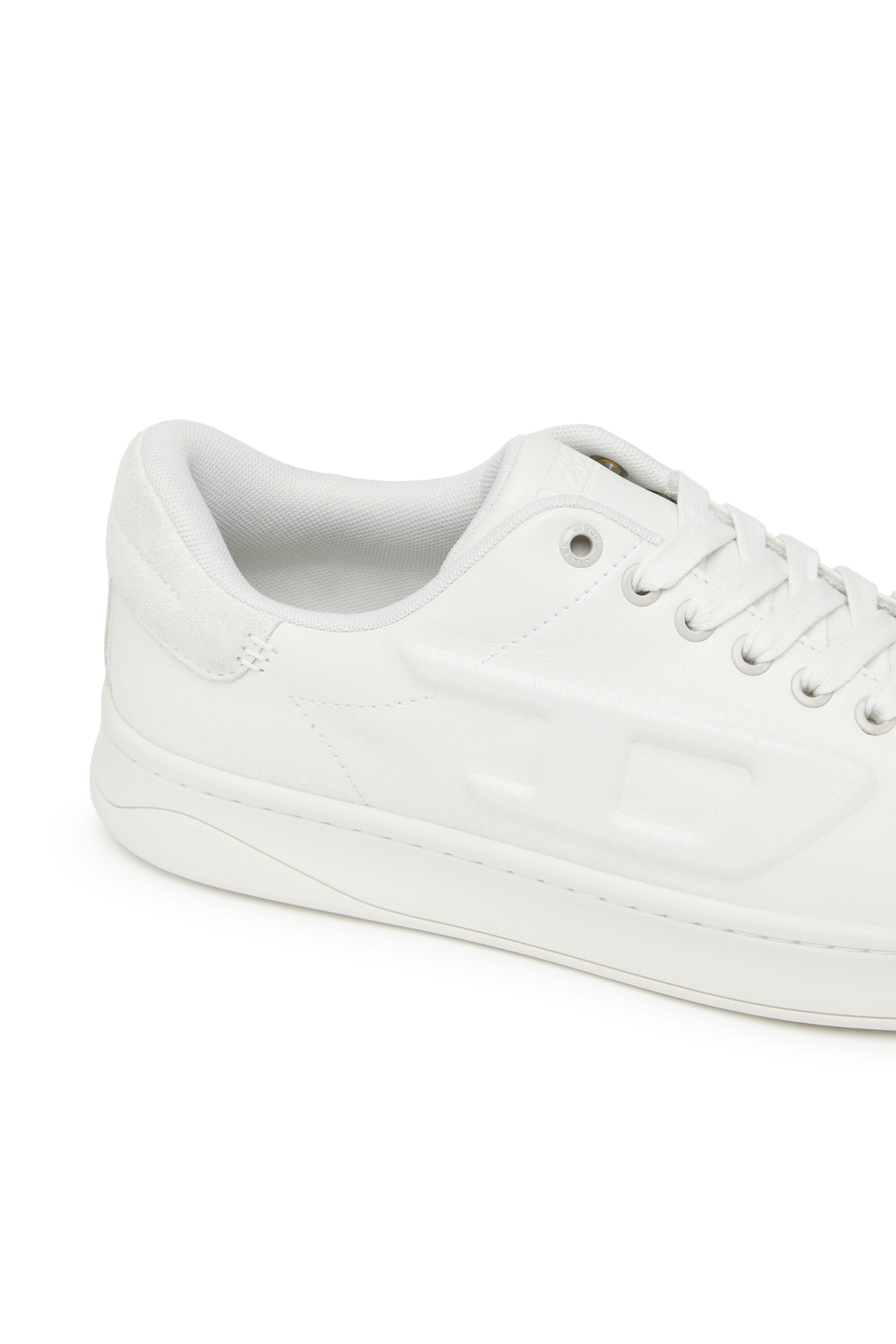 Diesel - S-ATHENE LOW, Man S-Athene Low-Sneakers with embossed D logo in White - Image 6
