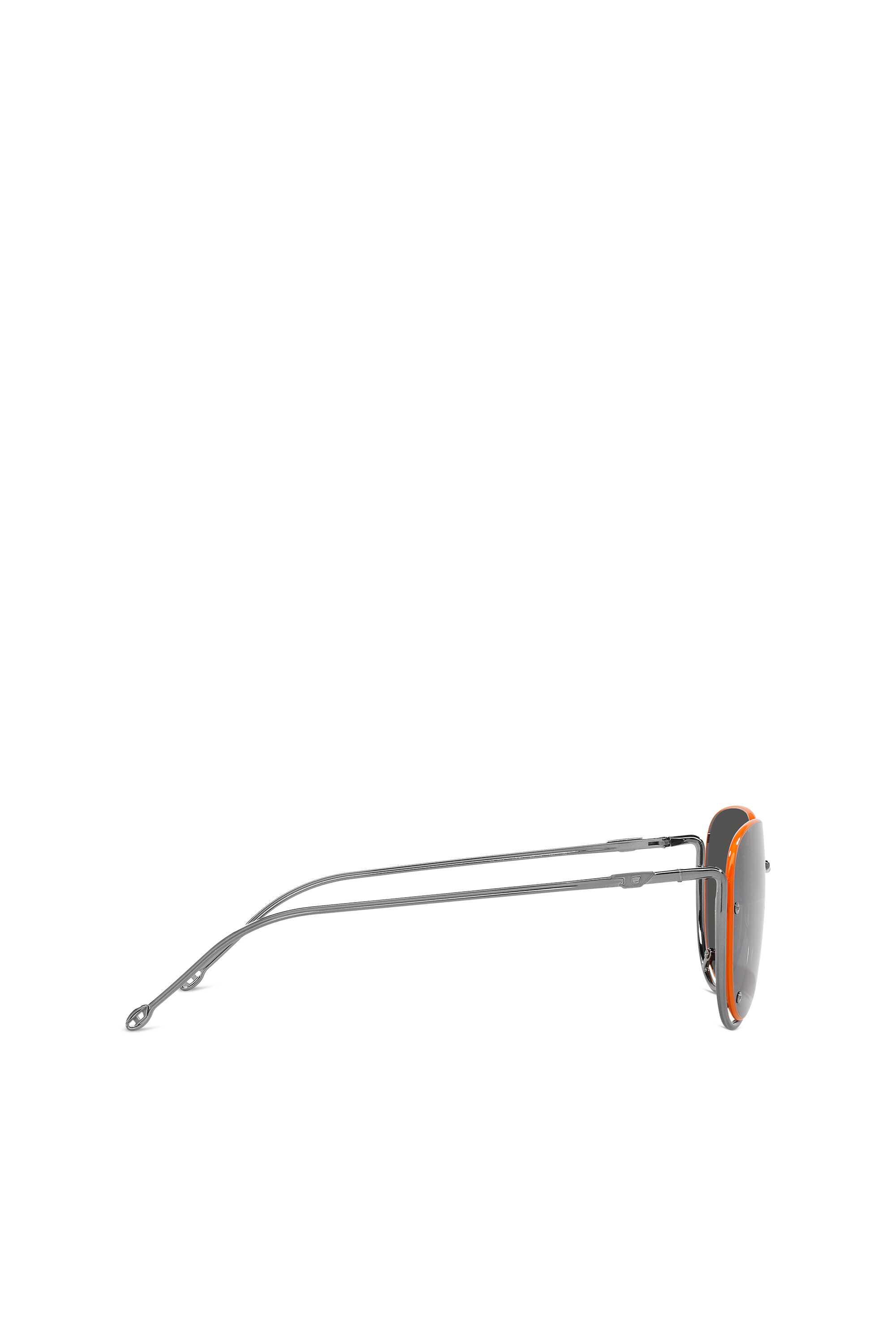 Diesel - 0DL1003, Unisex's Pilot model sunglasses in Black/Orange - 2