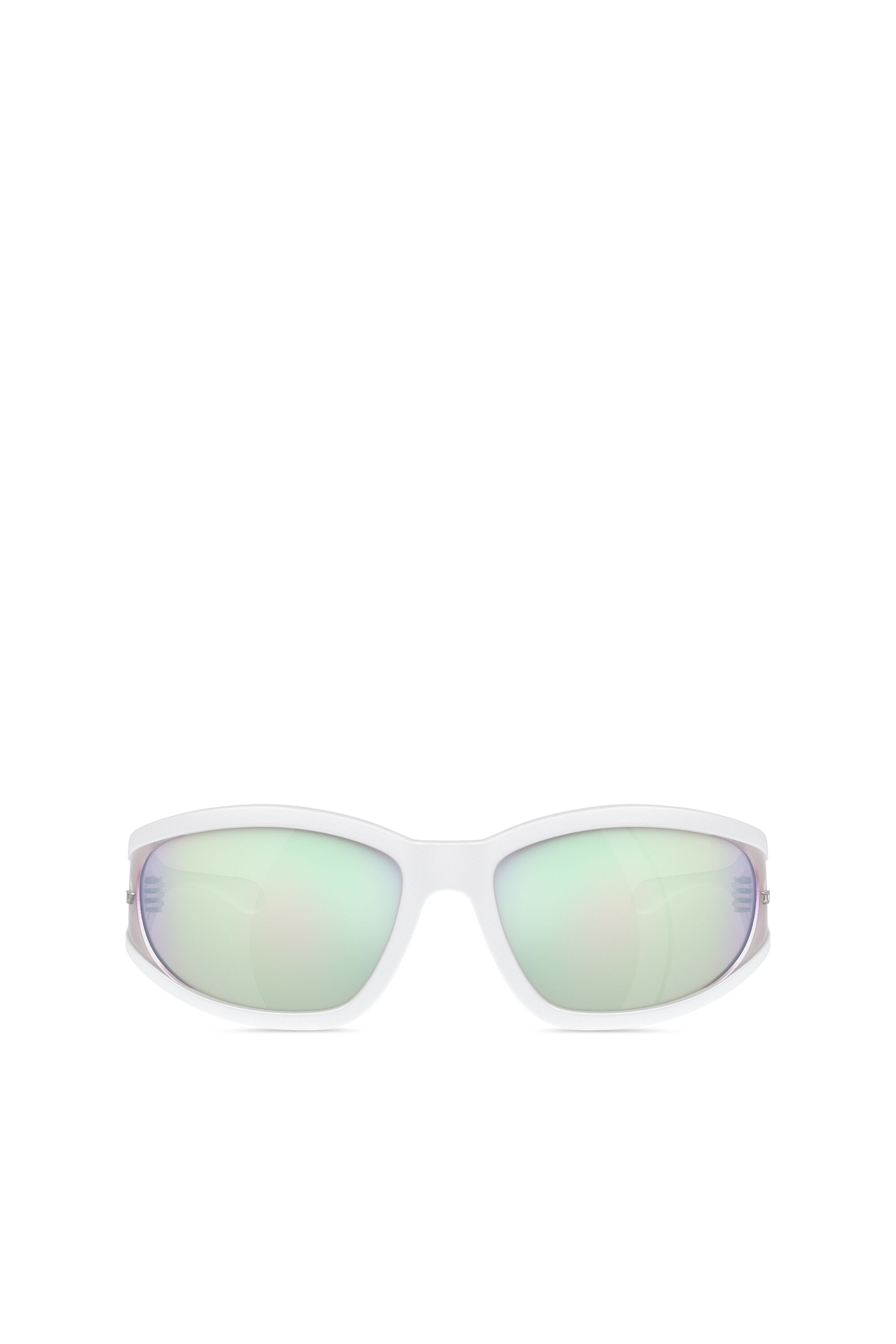 Diesel - 0DL3002, Unisex Rectangular sunglasses in acetate in White - Image 1
