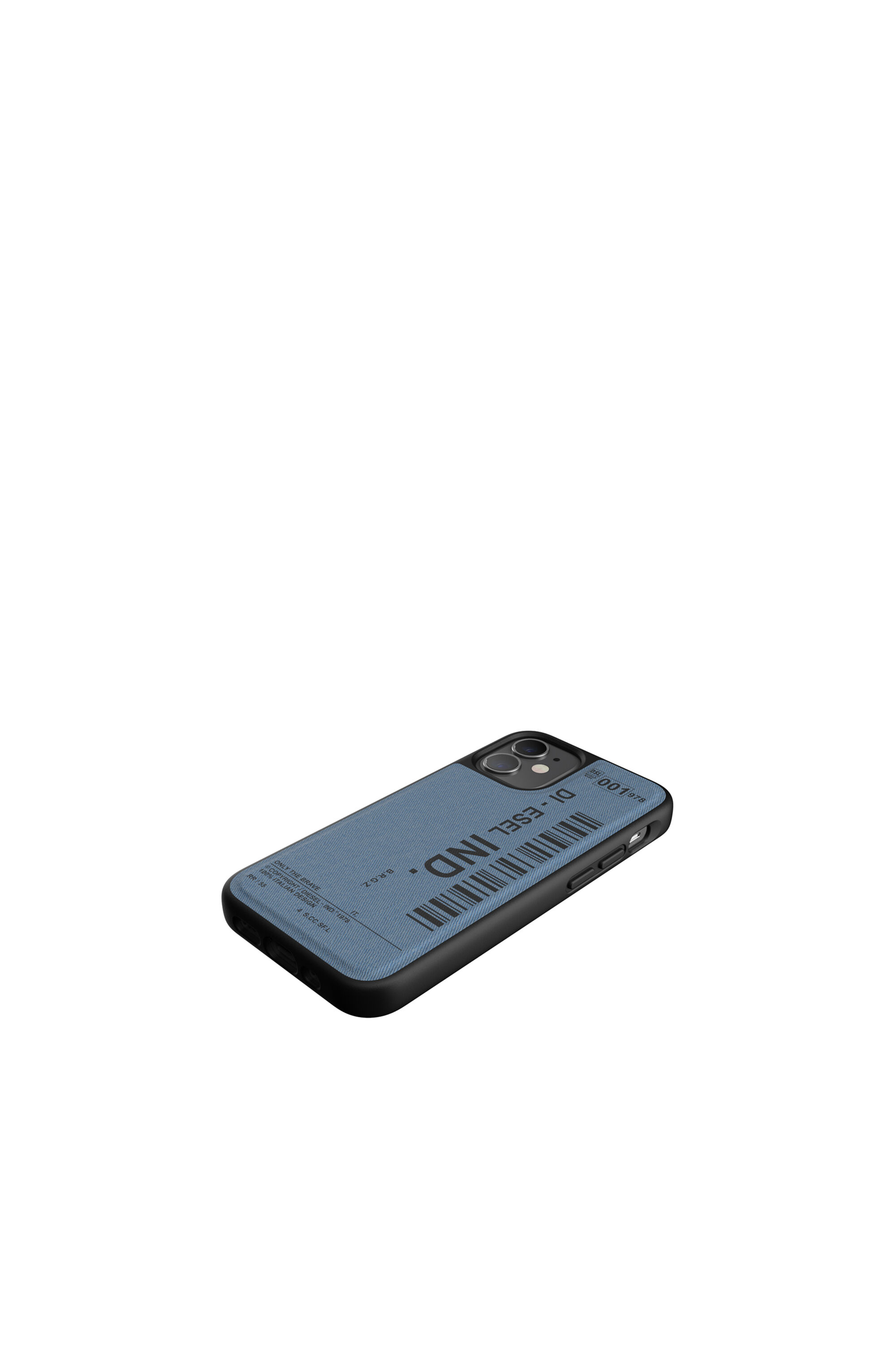 Diesel - 42542 STANDARD CASE, Unisex's Moulded Case Denim for iPhone 12 Mini in Blue - 4