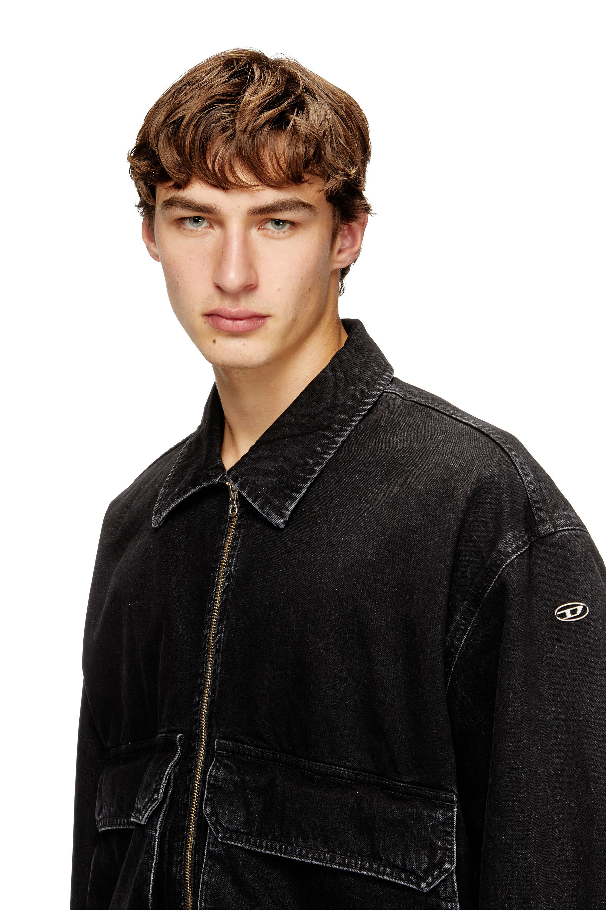 Diesel - D-KURZ, Unisex's Jacket in DNA denim in null - 5