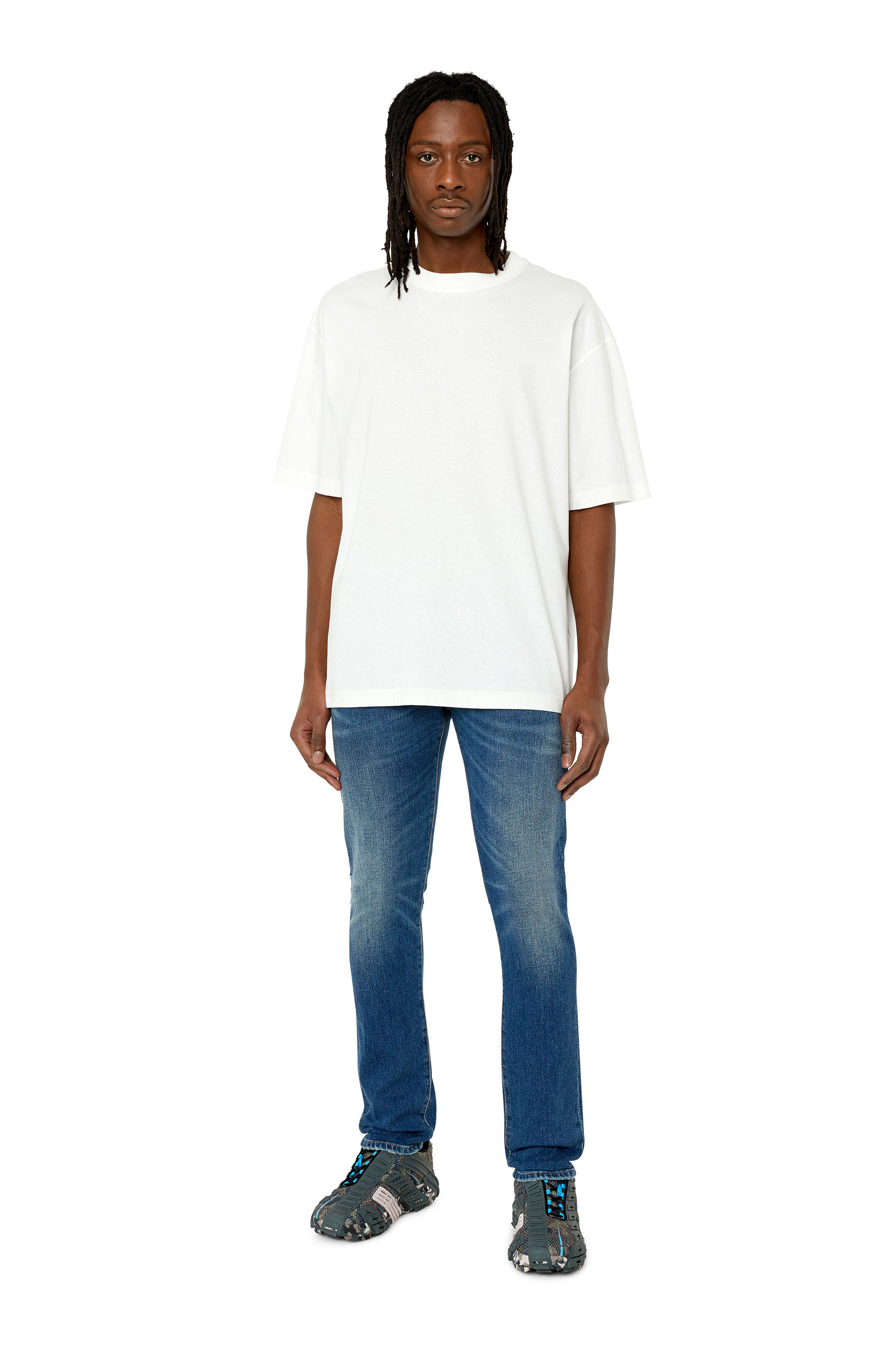 Diesel - Man Slim Jeans 2019 D-Strukt 007L1, Medium blue - Image 1