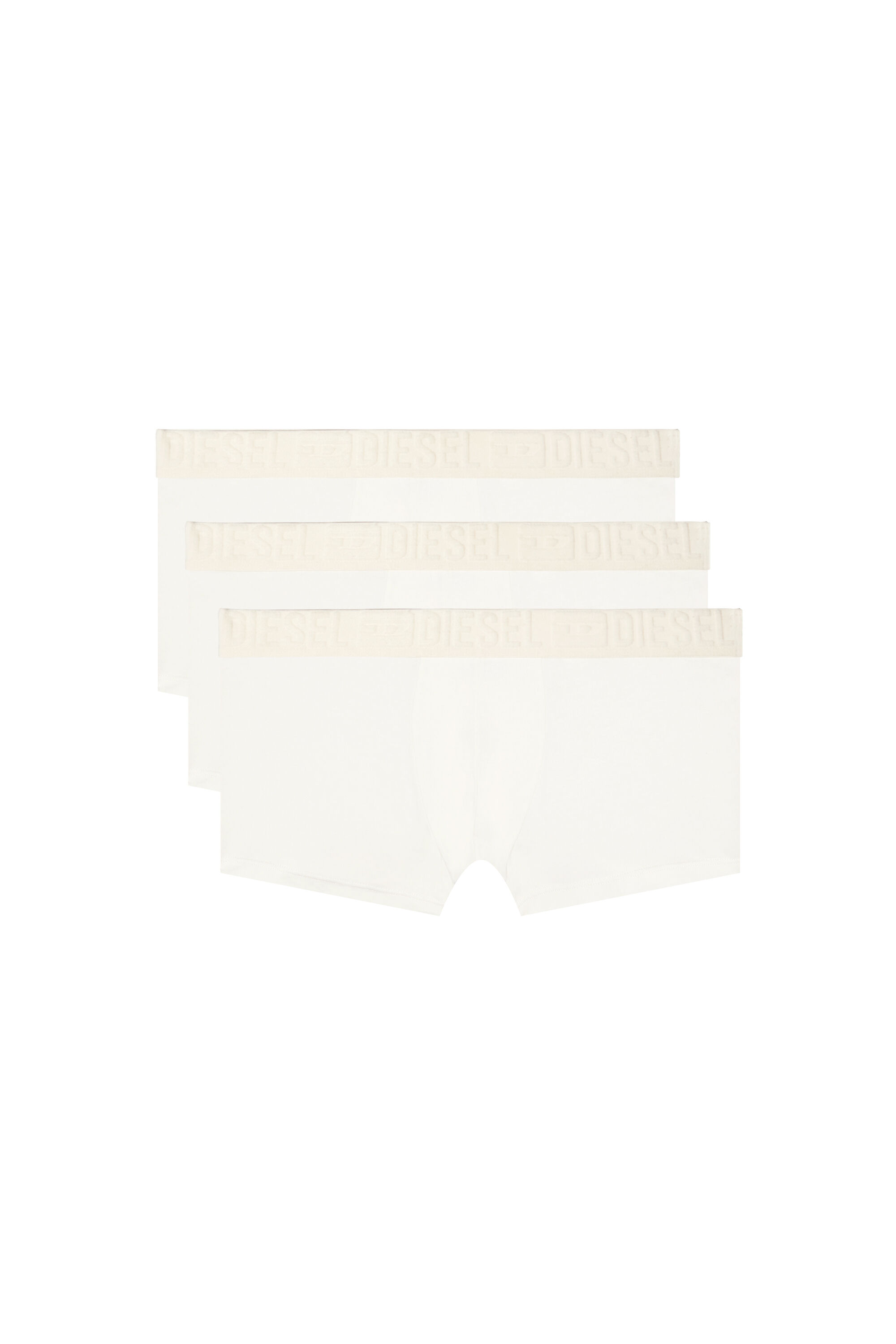 Diesel - UMBX-DAMIENTHREEPACK, Man Three-pack monochrome boxer briefs in White - Image 2