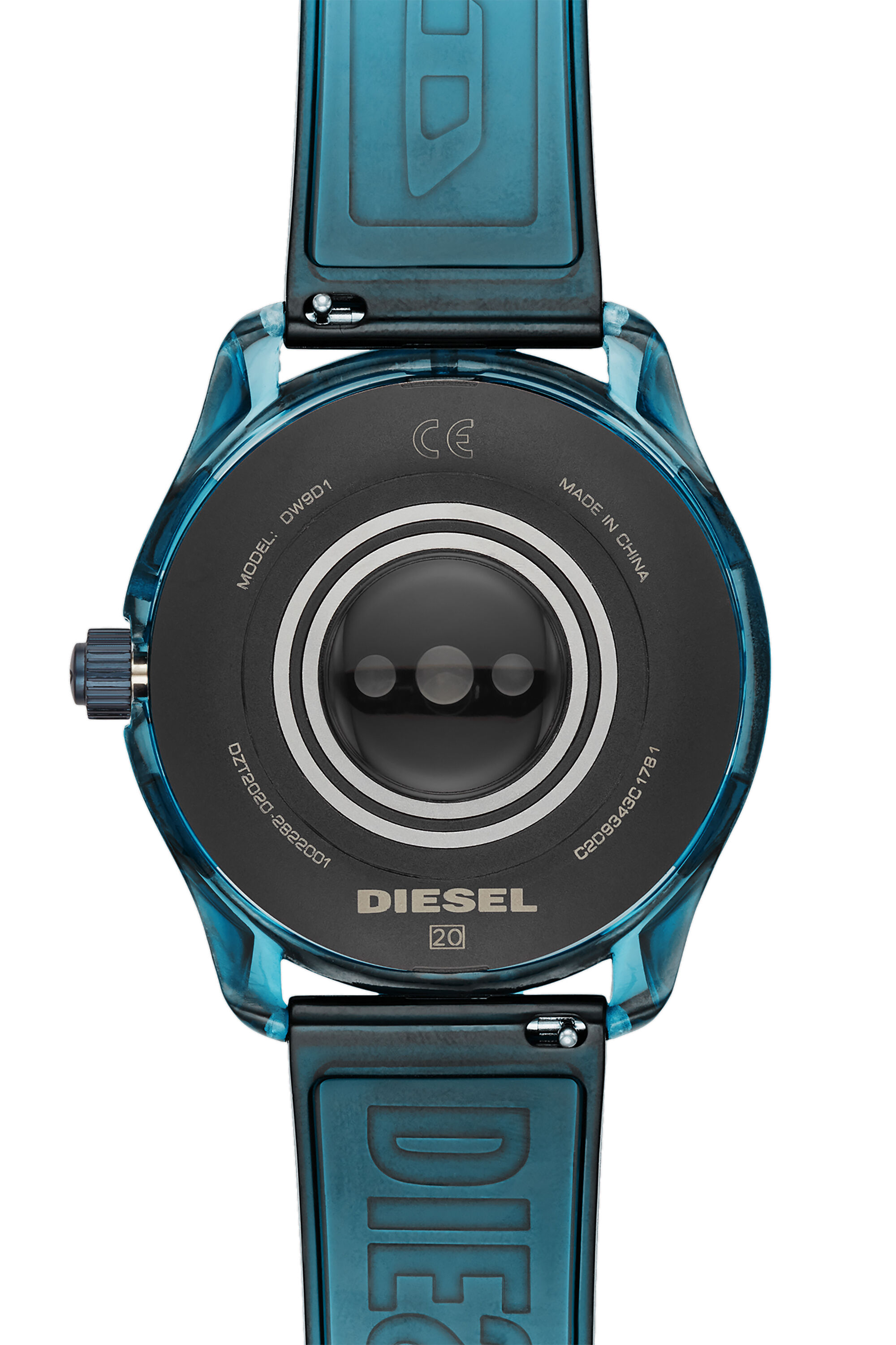 Diesel - DT2020, Man Diesel On Fadelite Smartwatch - Blue Transparent in Blue - Image 4