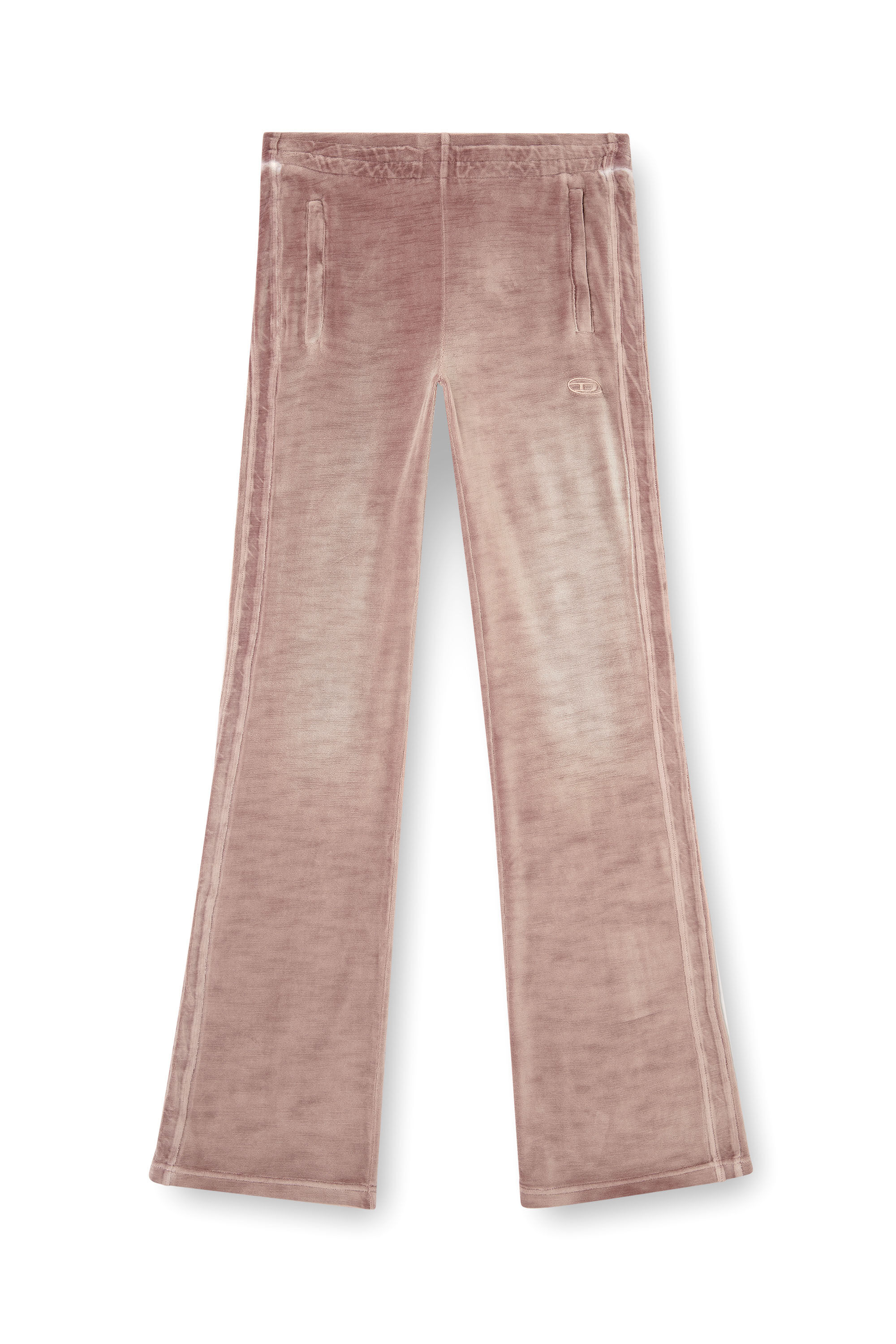 Diesel - P-ELY-Q1, Woman's Wide leg sweatpants in Pink - 2