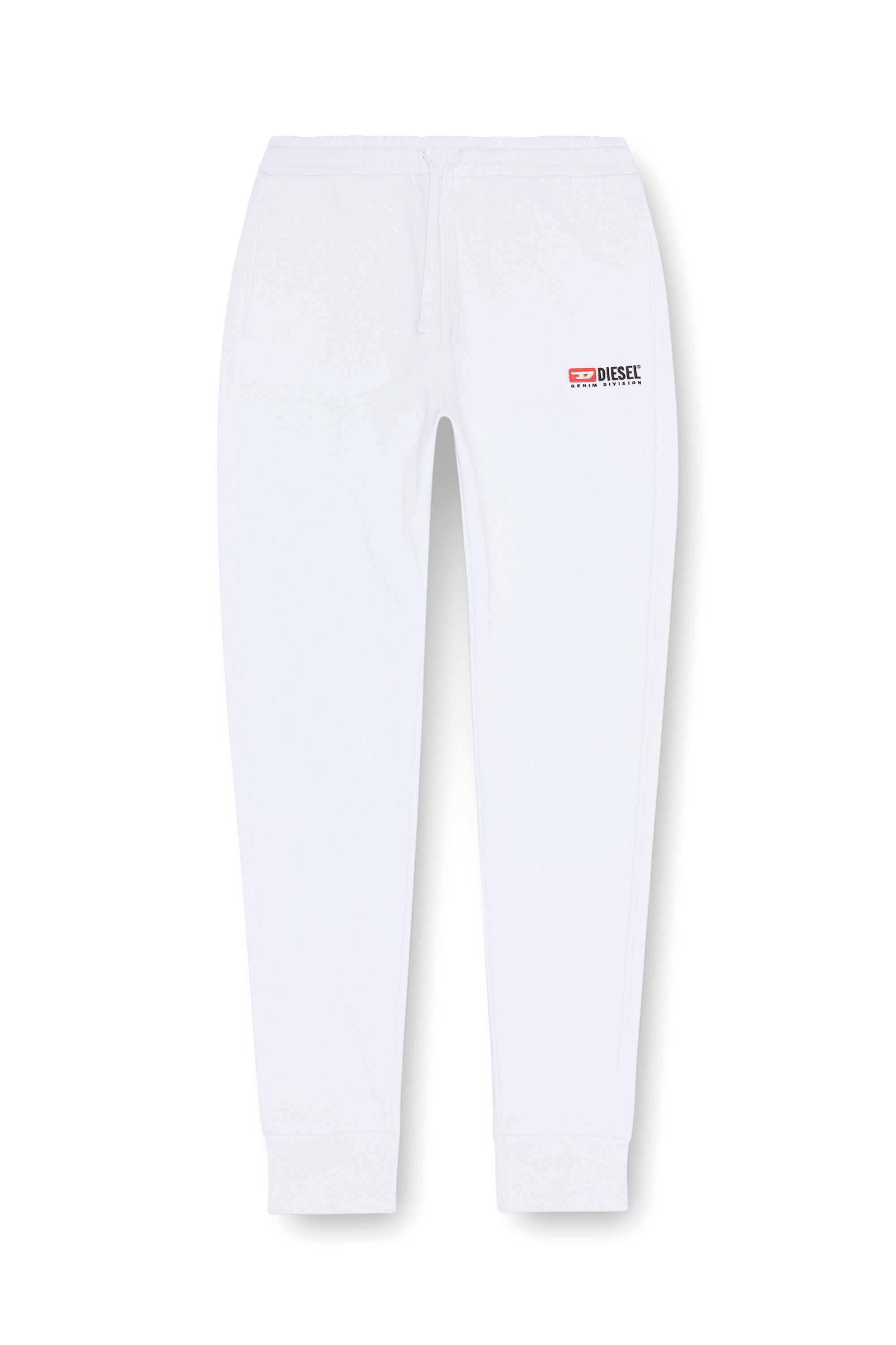 Diesel - P-TARY-DIV, Man Track pants with embroidered logo in White - Image 2