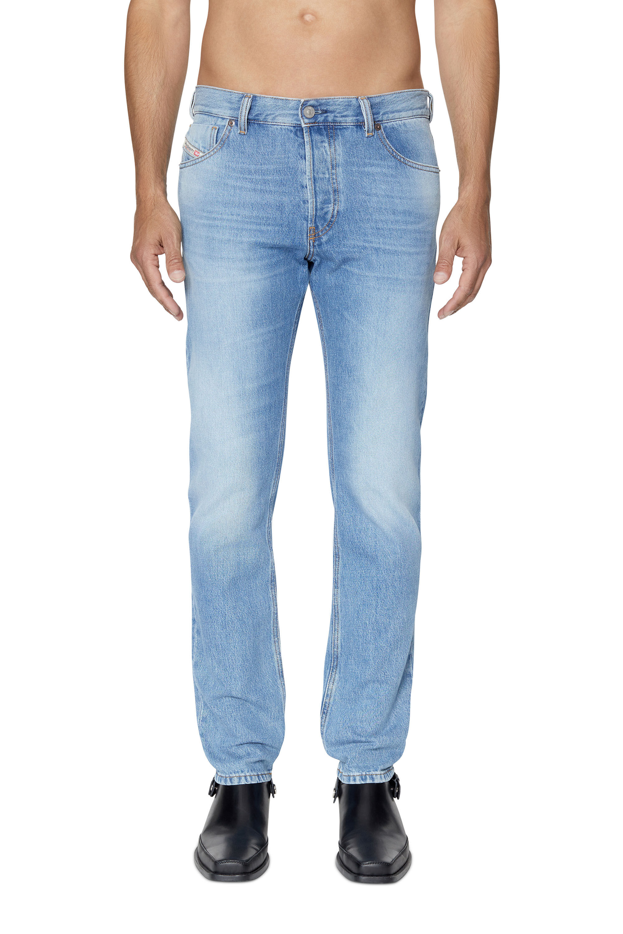 Diesel - Straight Jeans 1995 D-Sark 09C15, Light Blue - Image 3
