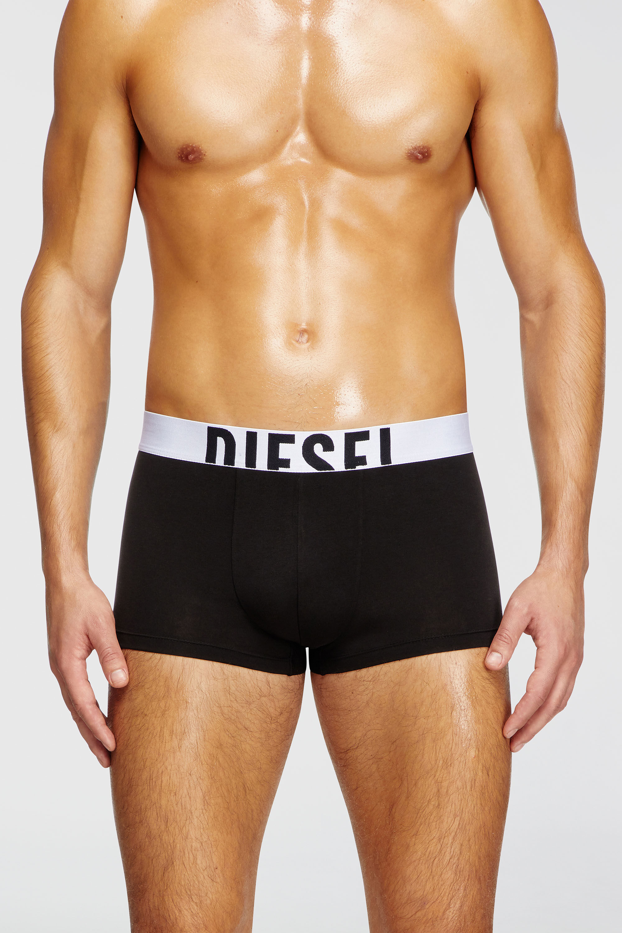 Diesel - DAMIEN-D-POP-3PACK-40, Man's Three-pack boxer briefs in stretch cotton in Black - 3