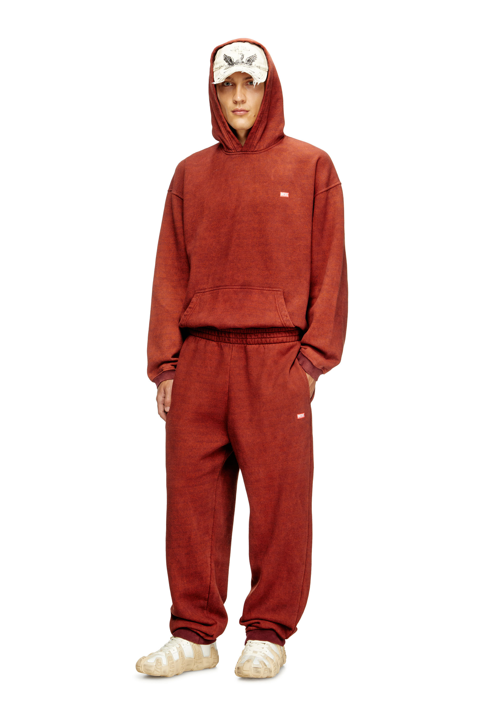 Diesel - P-MARKY-CUFF, Man's Drawstring pants with ribbed trim in null - 1