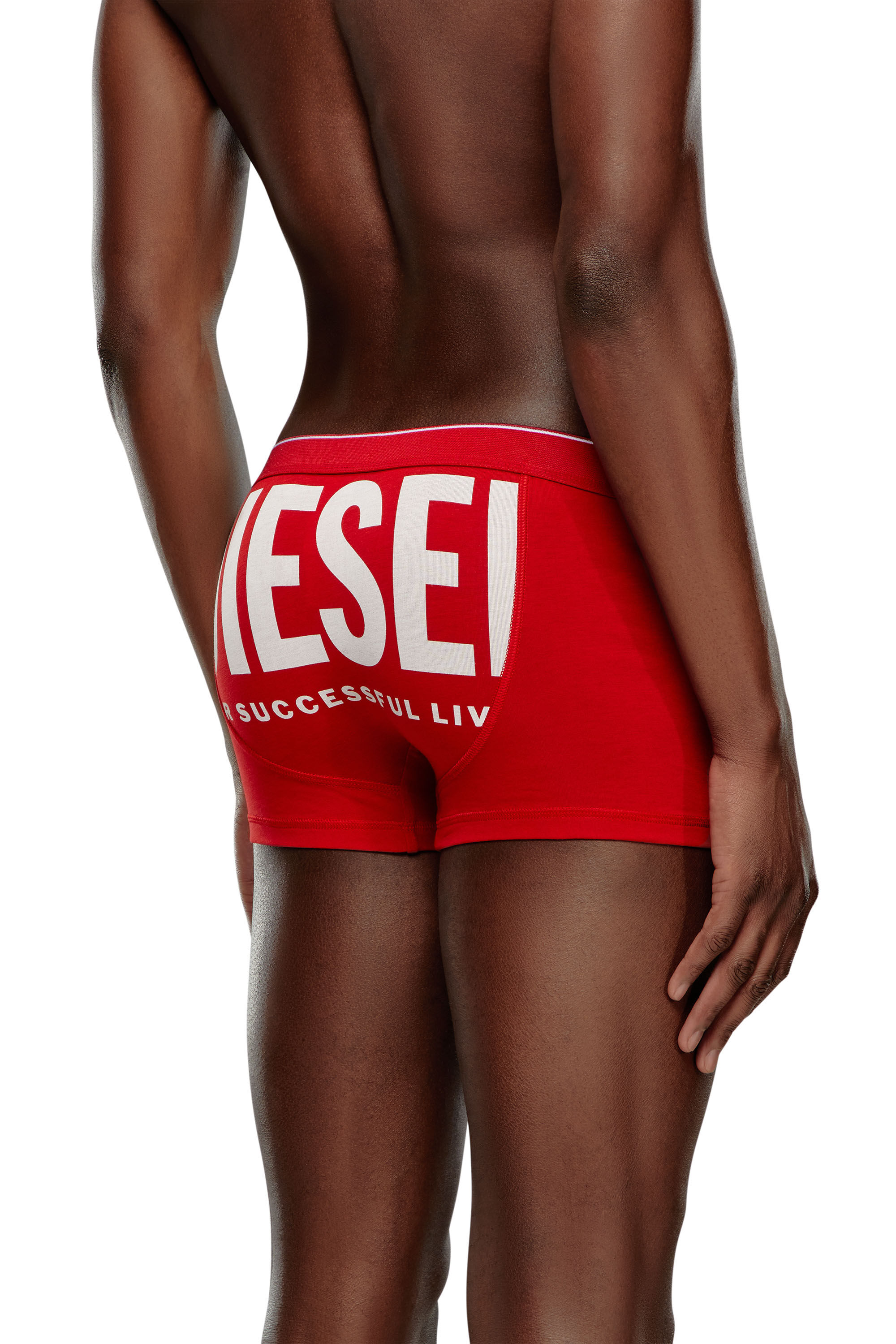 Diesel - UMBX-DAMIEN-H, Man Boxer briefs with maxi back print in Red - Image 3