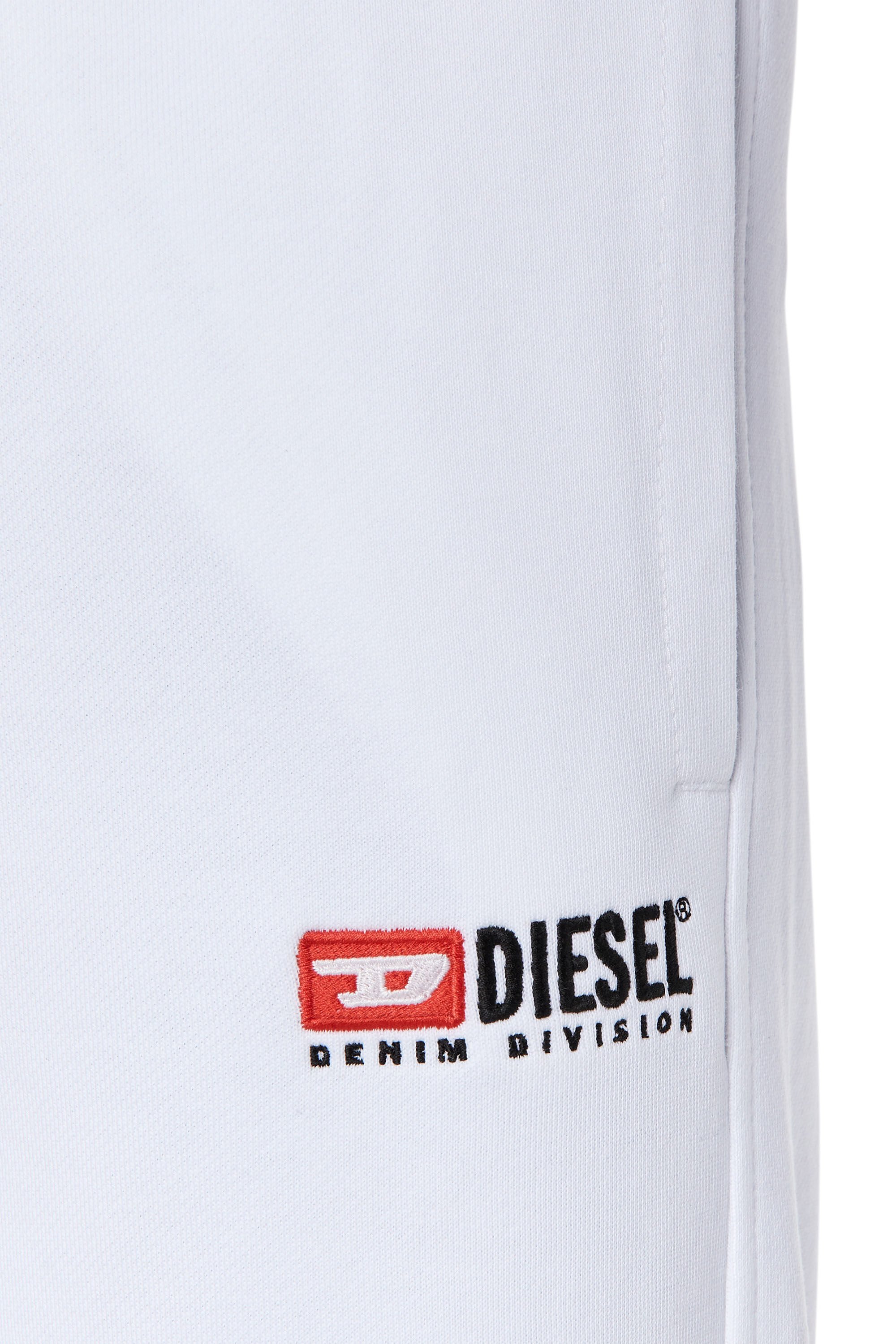 Diesel - P-TARY-DIV, Man Track pants with embroidered logo in White - Image 5
