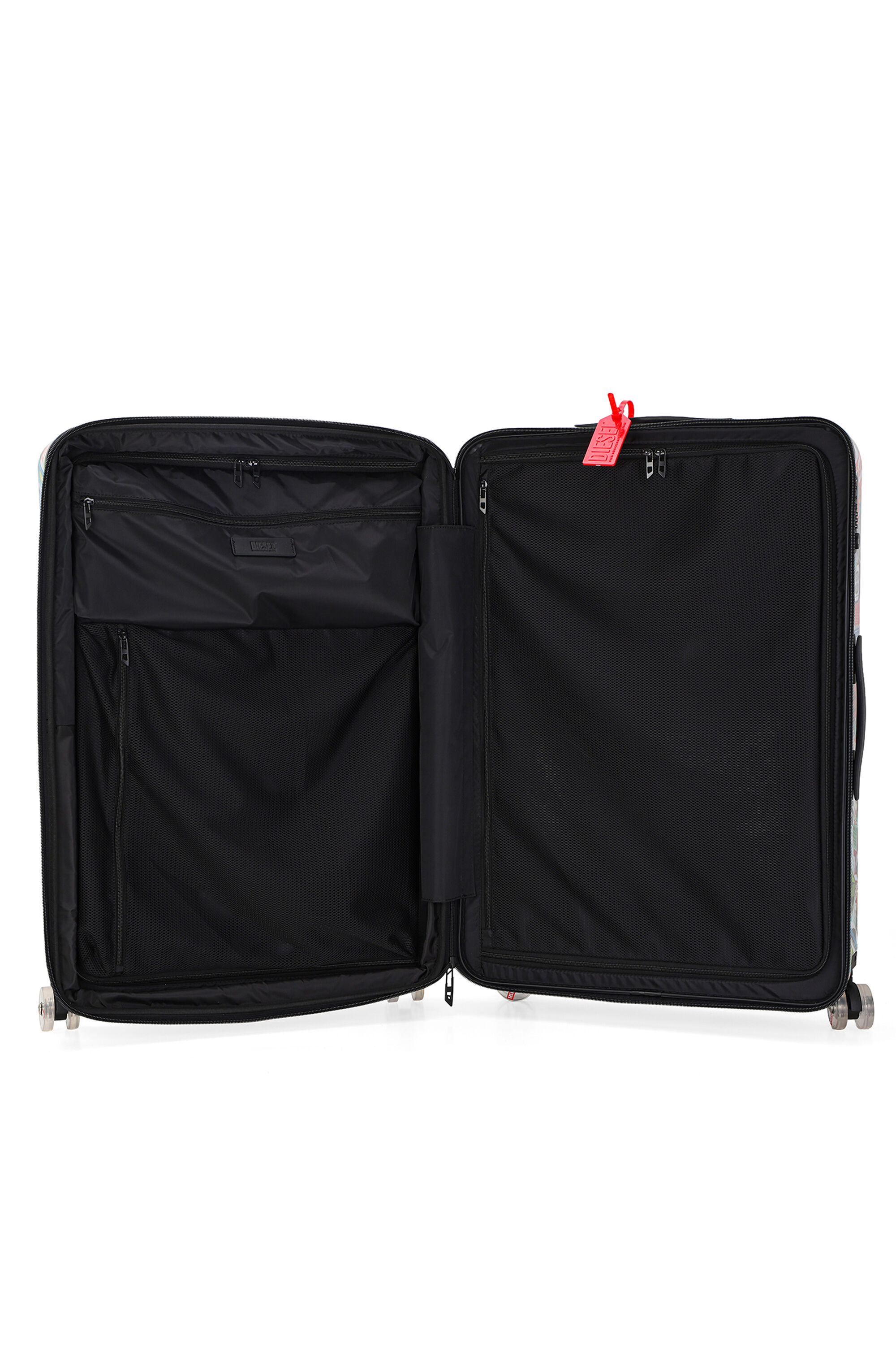 Diesel - DIESEL PC PRINTED TROLLEY-STICKERS- DSL0, Unisex's Sticker style suitcase size L in Multicolor - 4