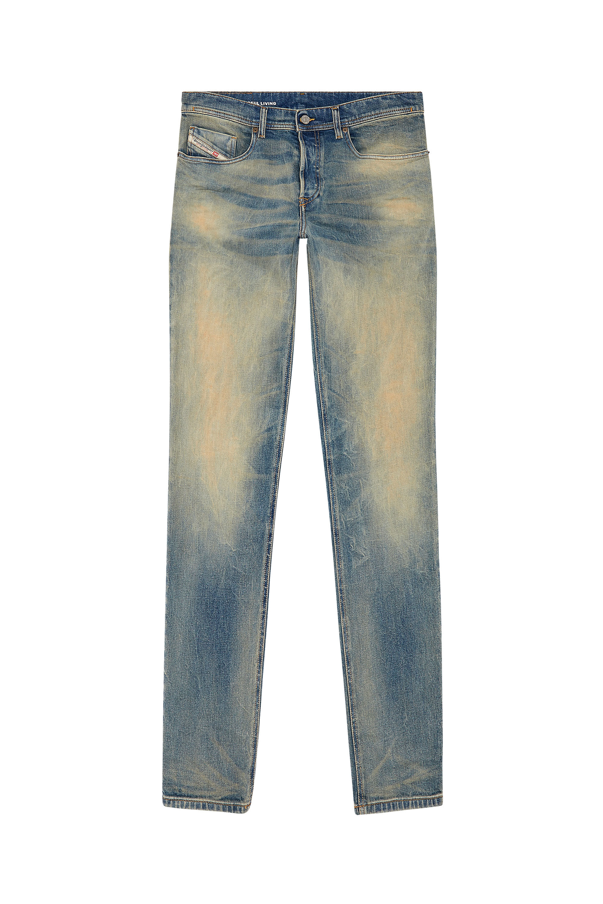 Diesel - Man Tapered Jeans 2023 D-Finitive 09H78, Medium blue - Image 2