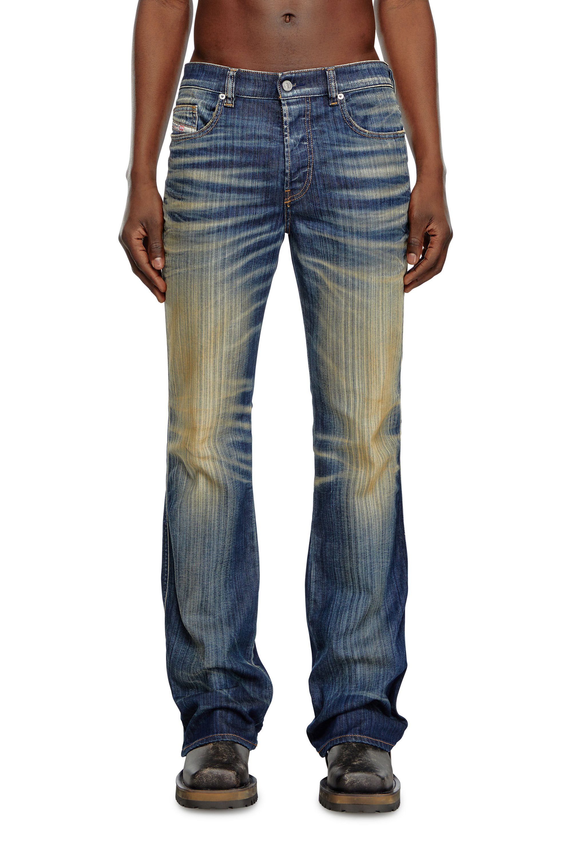 Diesel - Man Bootcut Jeans 1998 D-Buck 09J46, Dark Blue - Image 3