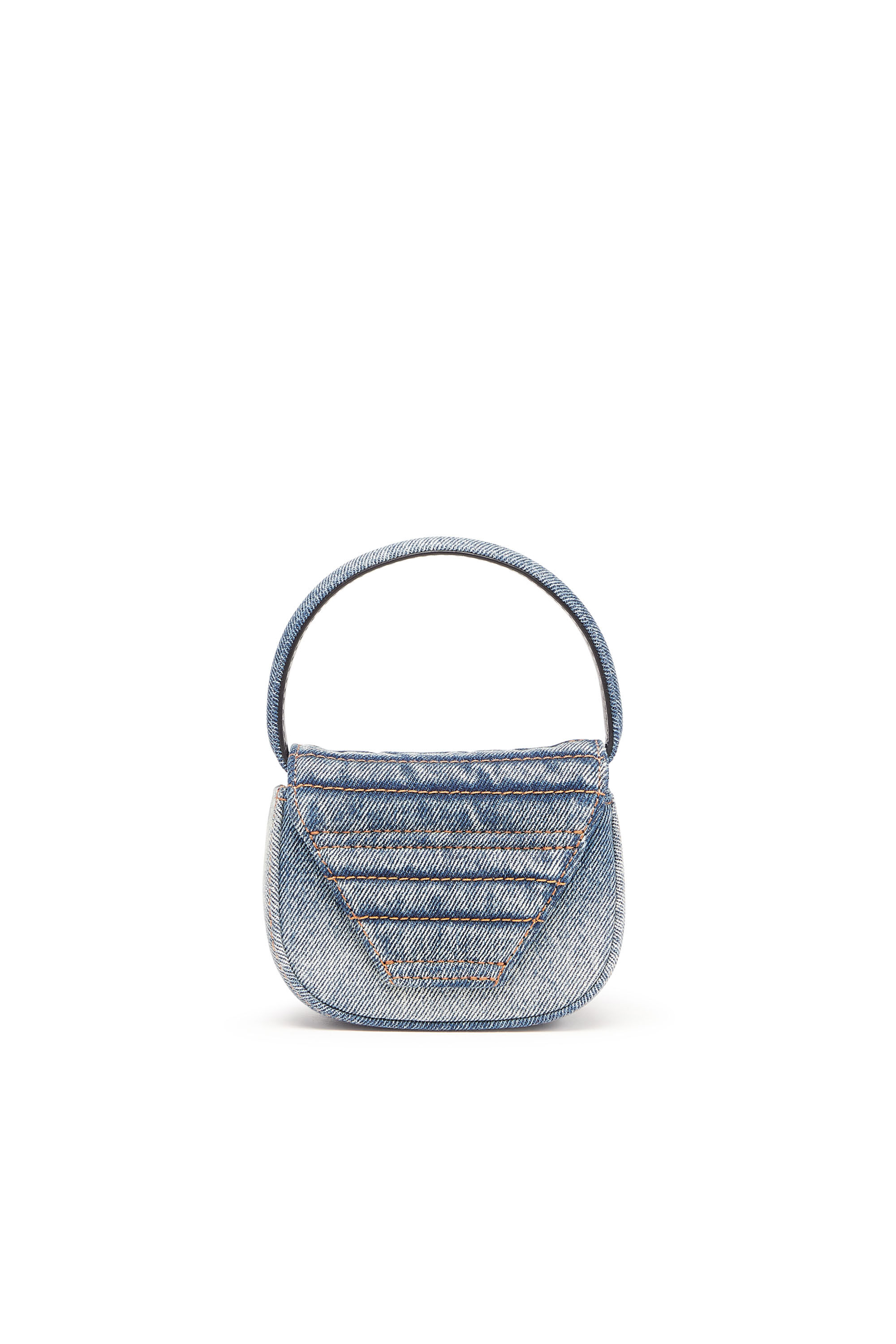 Diesel - 1DR XS, Woman 1DR XS - Iconic mini bag in solarised denim in Multicolor - Image 3