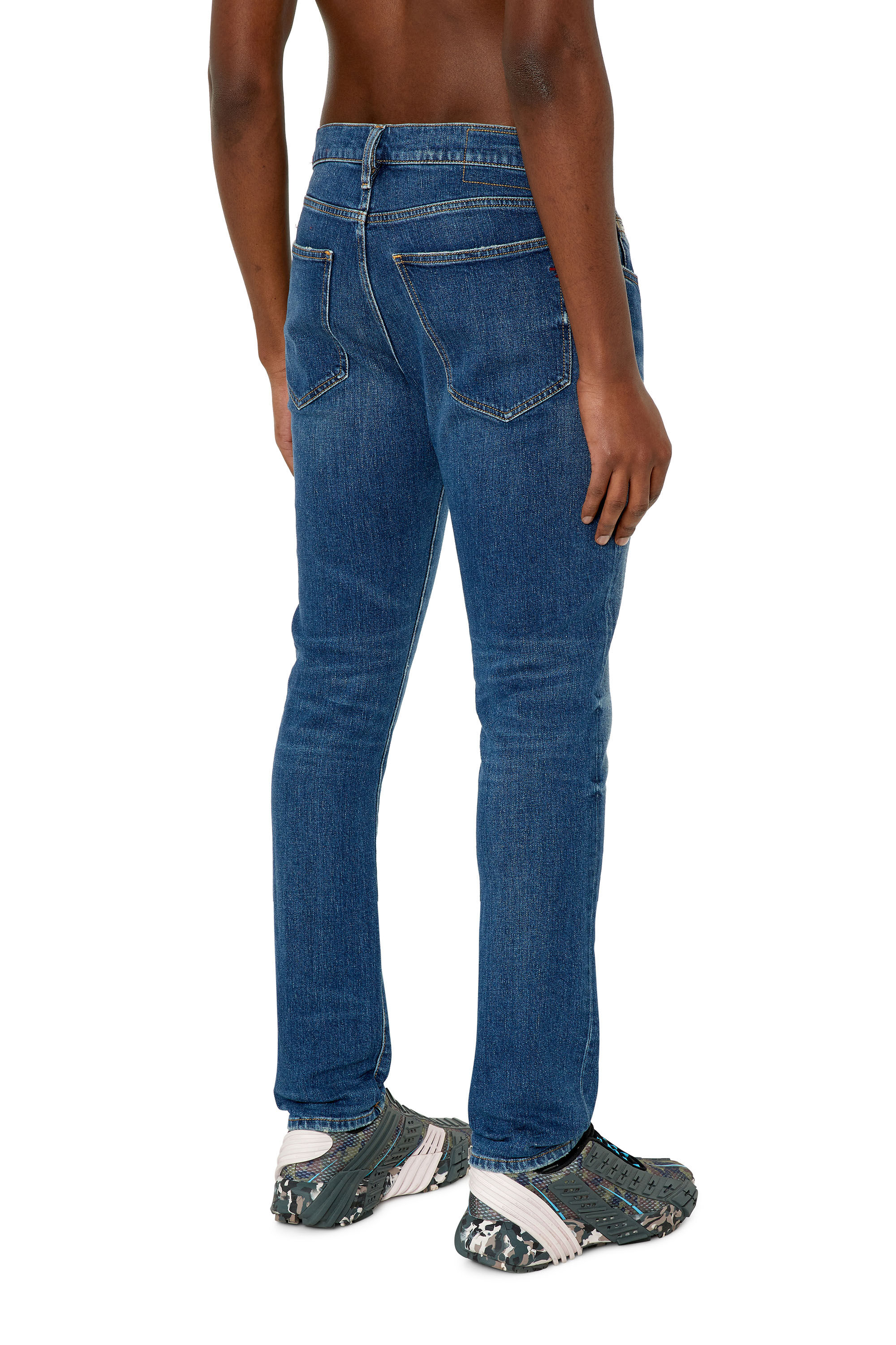 Diesel - Man Slim Jeans 2019 D-Strukt 007L1, Medium blue - Image 4