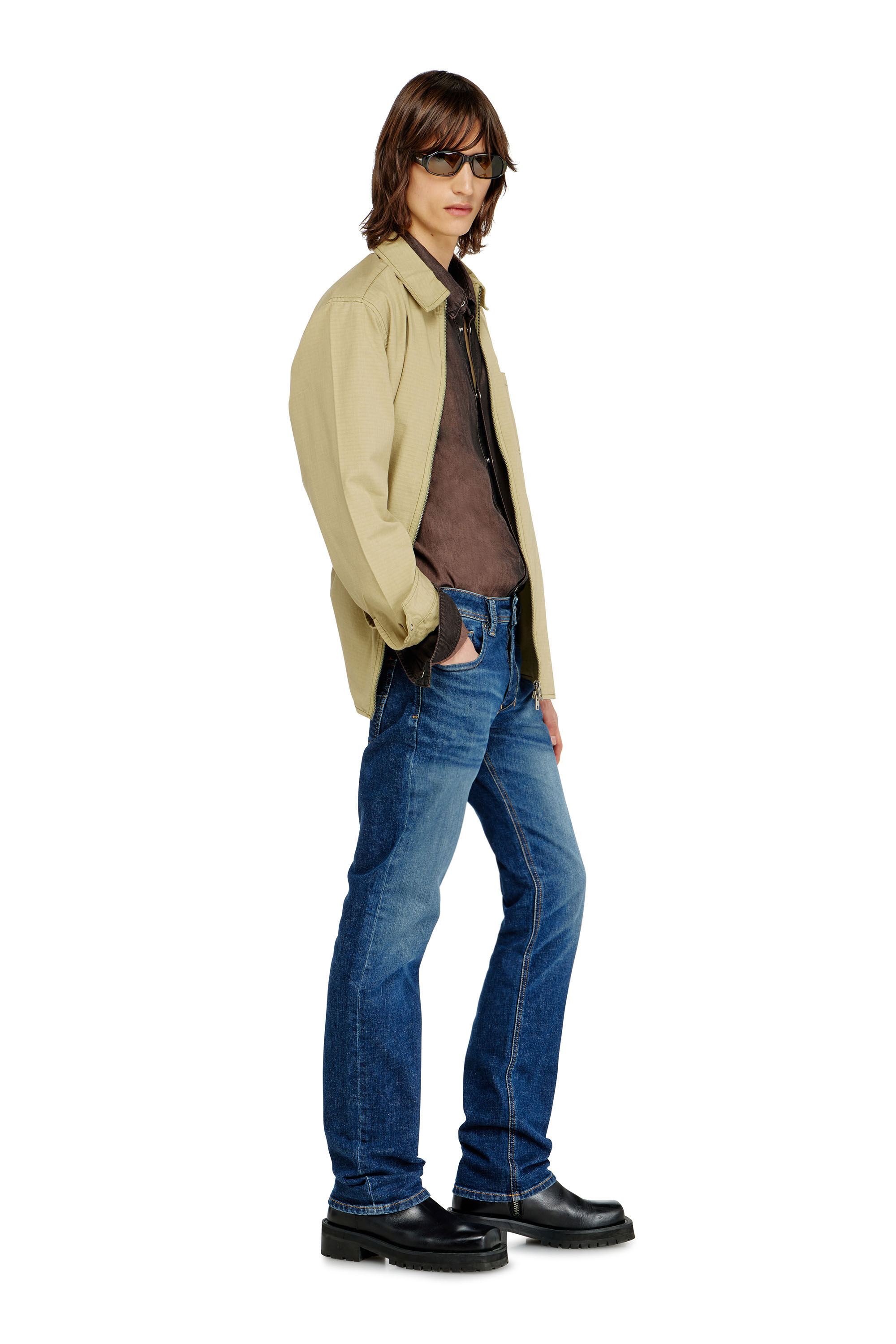 Diesel - Man's Regular Jeans 1985 Larkee 09J47, Dark Blue - 1