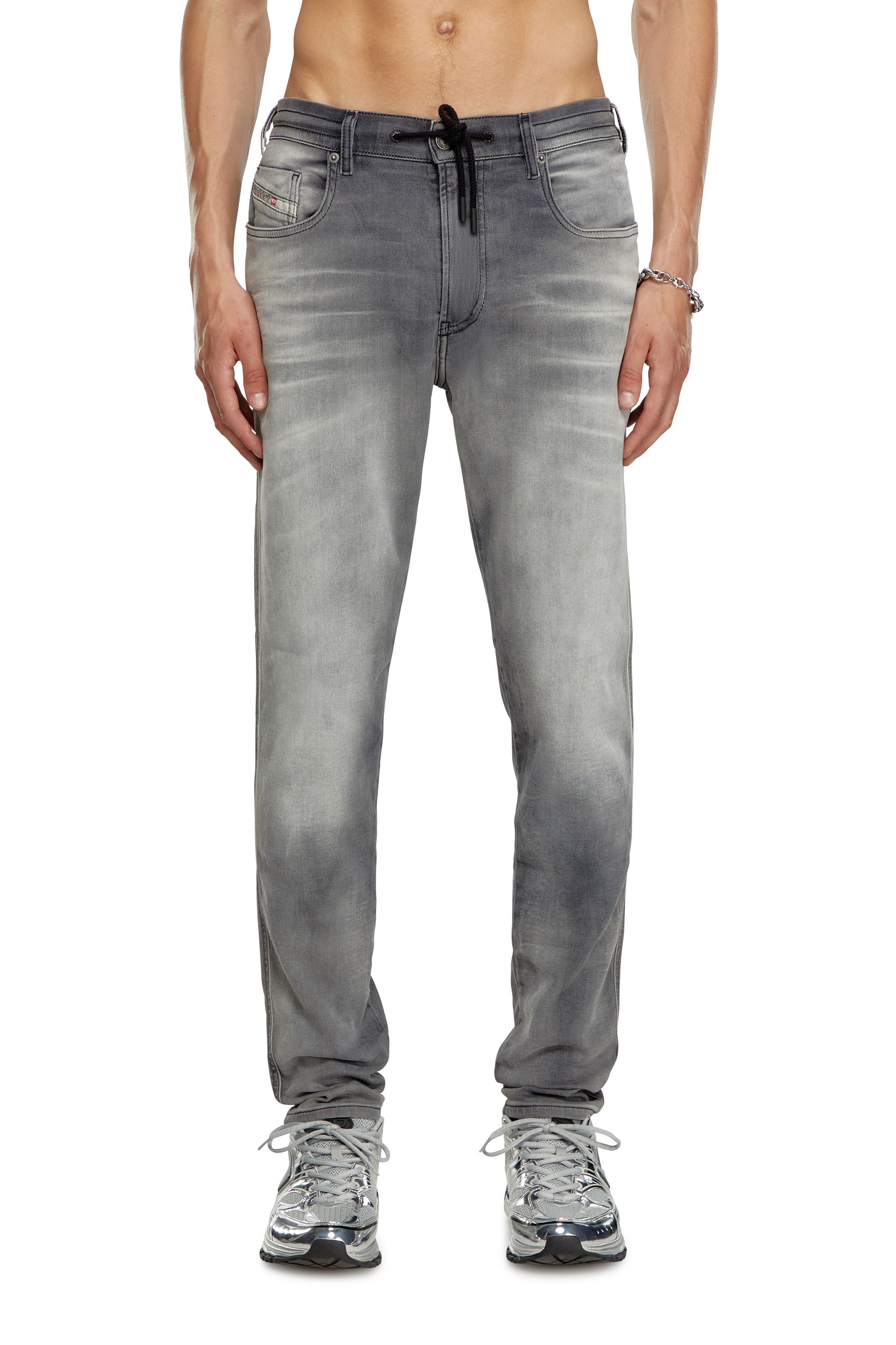 Diesel - Man Slim 2060 D-Strukt Joggjeans® 068LR, Dark grey - Image 3