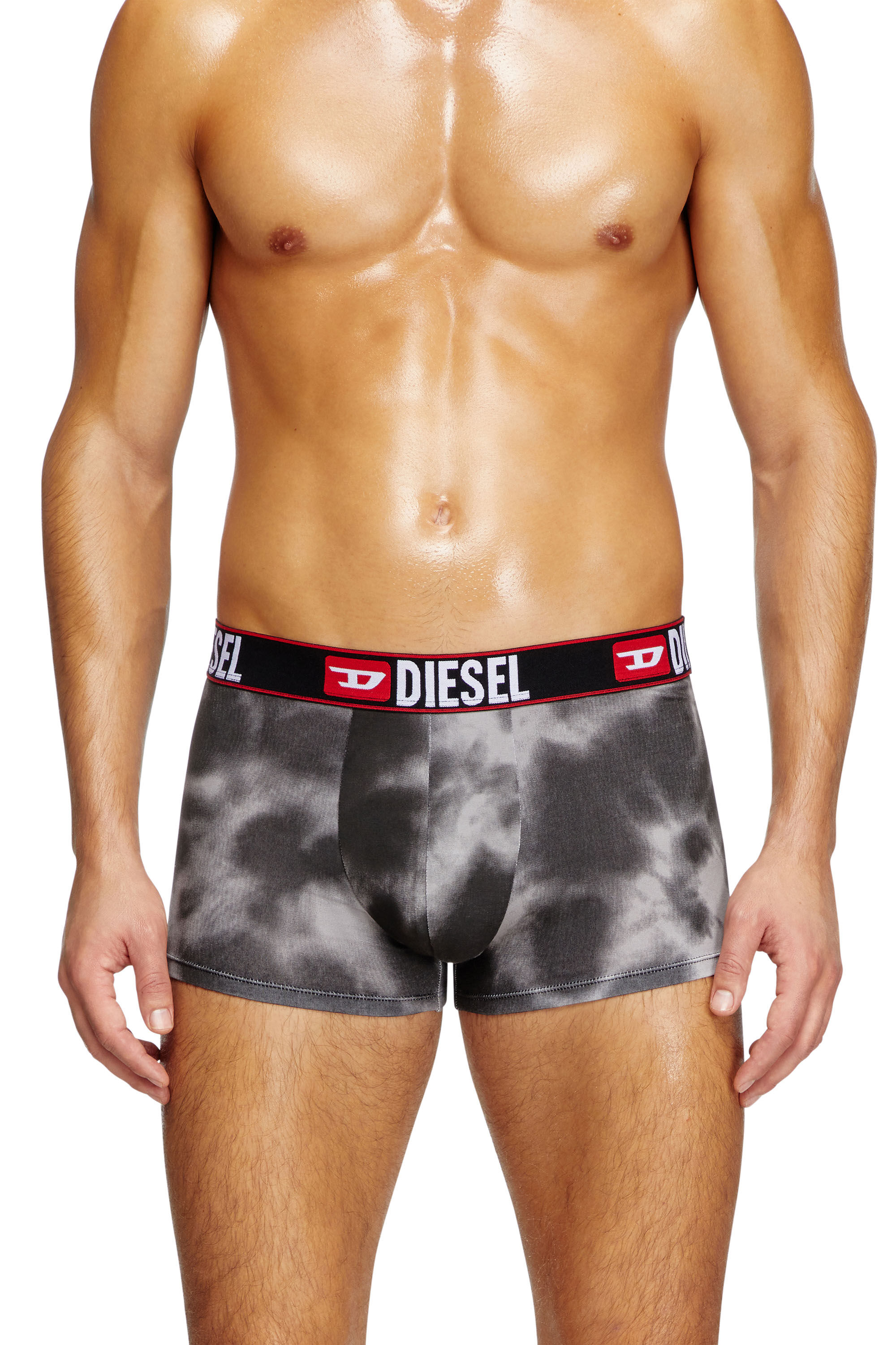 Diesel - UMBX-DAMIEN, Man's Boxer briefs with cloudy print in Black - 3