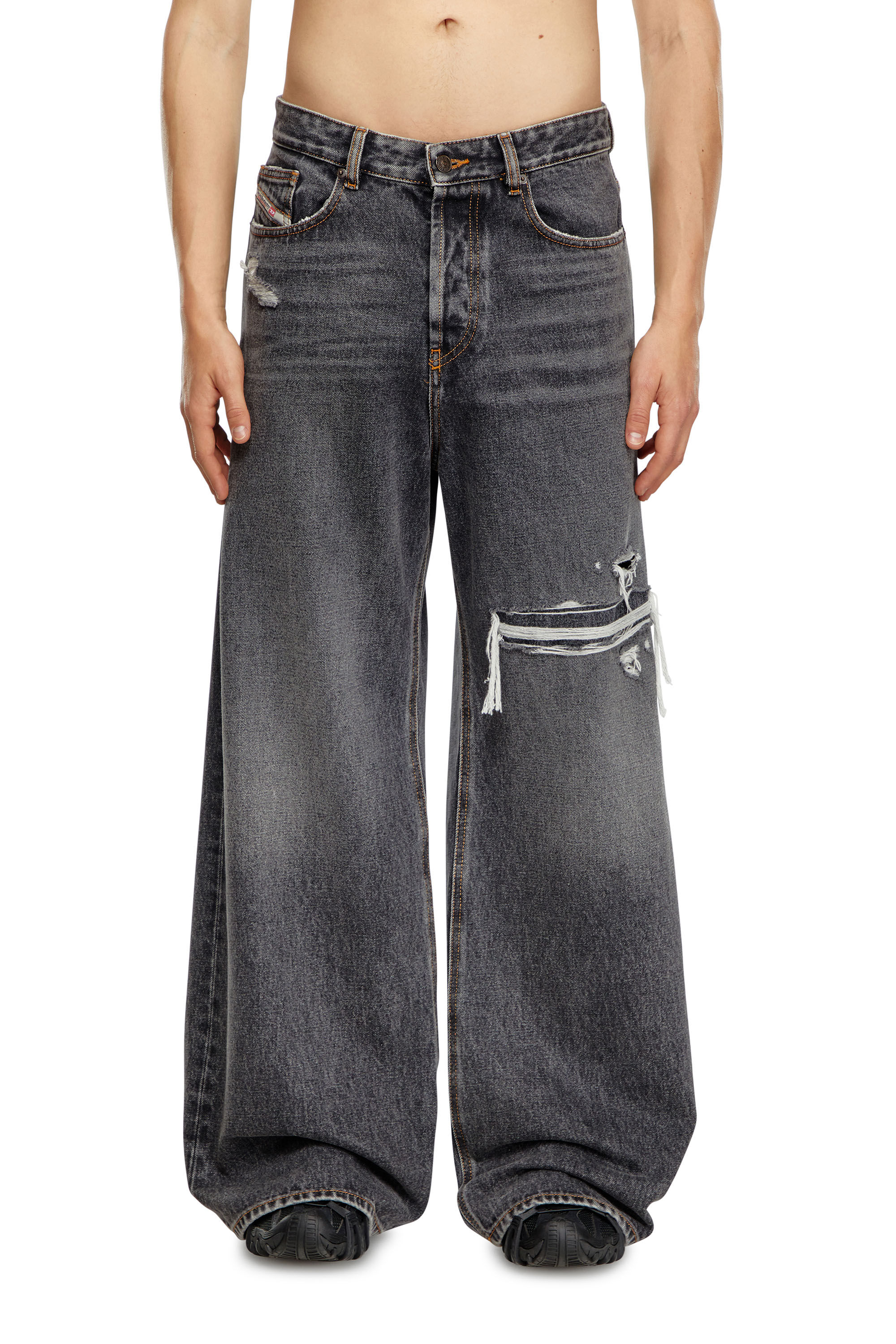 豪華で新しい Oversized Man: D-RISE Regular Diesel | Jeans grey Black/Dark パンツ