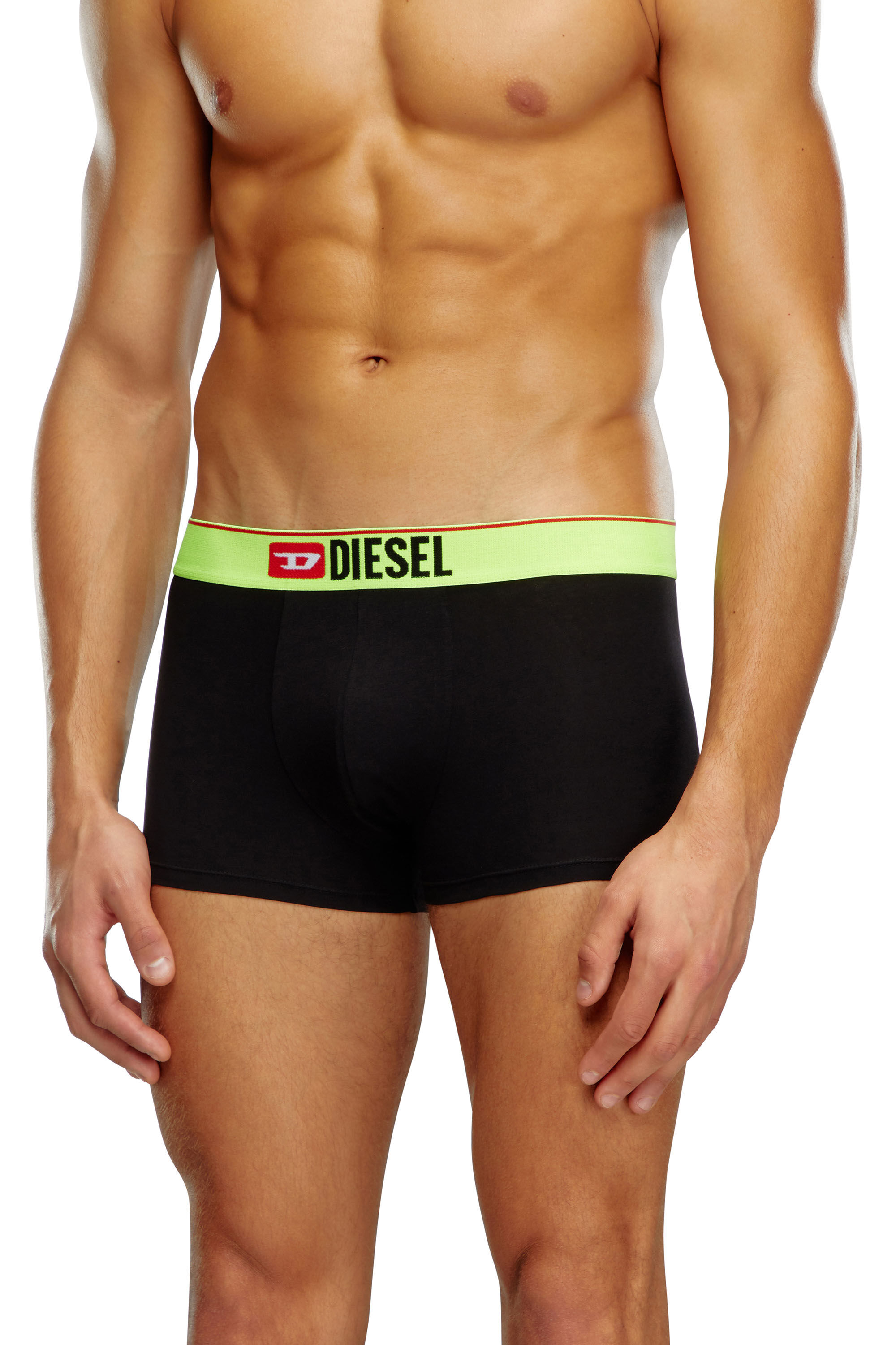 Diesel - UMBX-DAMIENTHREEPACK, Man Three-pack boxer briefs with pop-colour waist in Multicolor - Image 3