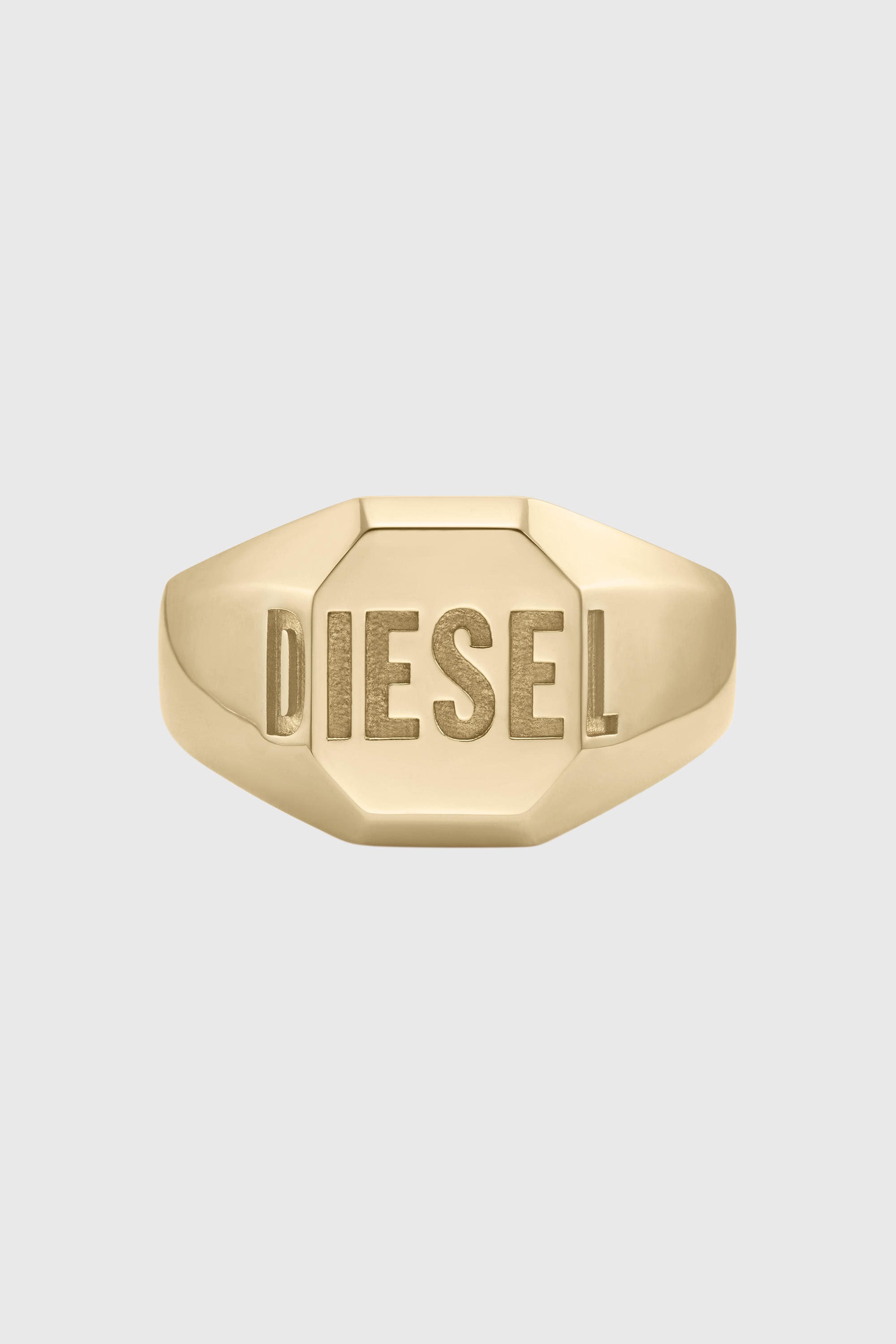 Diesel - DX1742710, Unisex's Gold-tone signet ring in Gold - 3
