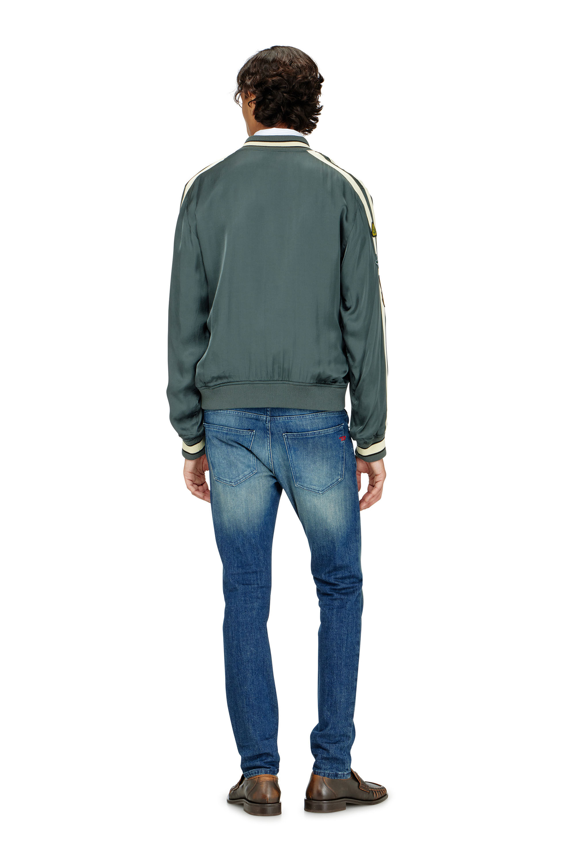 Diesel - Man's Slim Jeans 2019 D-Strukt 0KBBR, Dark Blue - 3