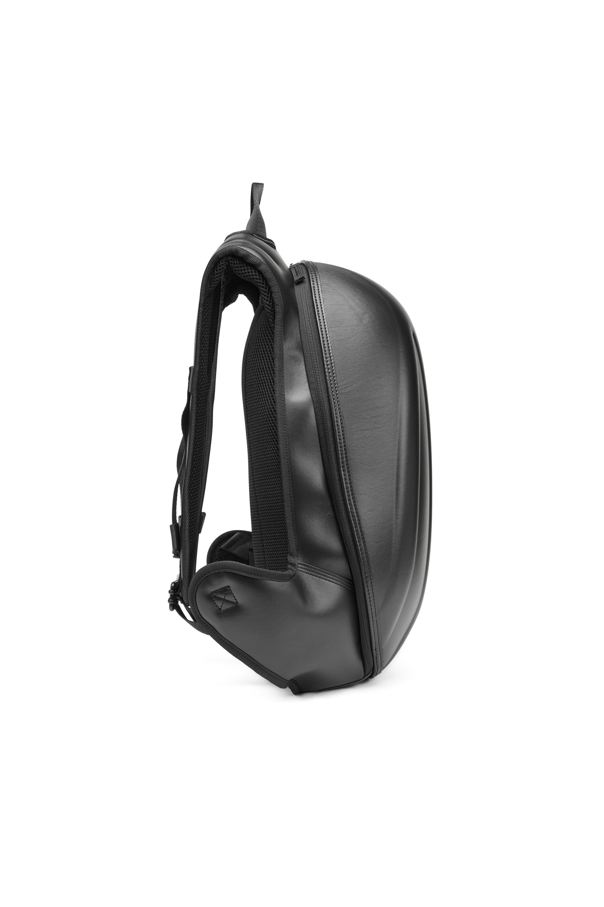 Diesel - 1DR-POD BACKPACK, Man 1DR-Pod Backpack - Hard shell leather backpack in Black - Image 4