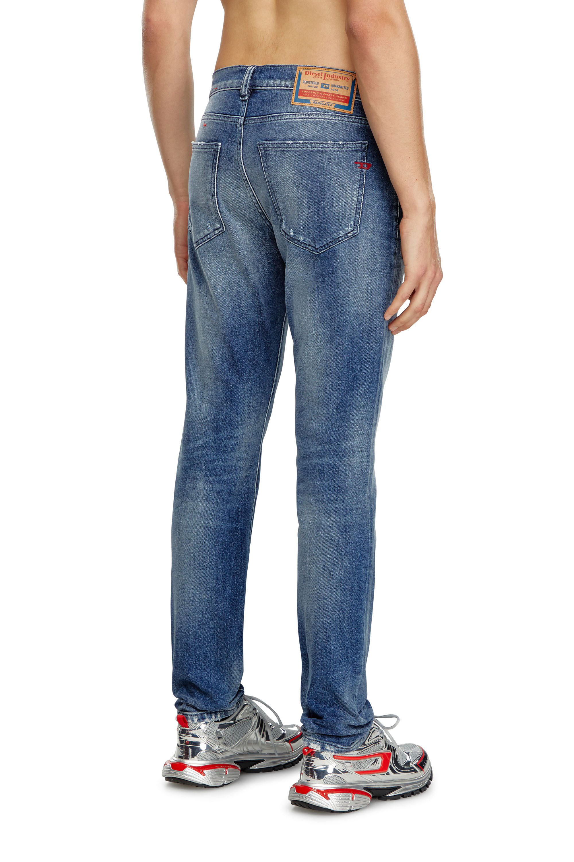 Diesel - Man Slim Jeans 2019 D-Strukt 09J61, Medium blue - Image 4