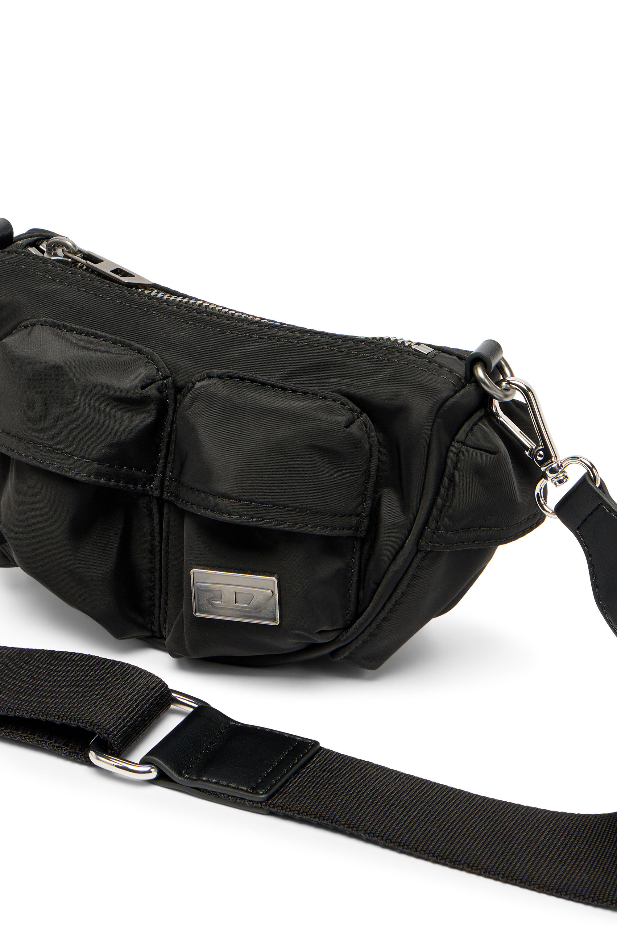 Diesel - MULTI-PKTS CROSSBODY XS X, Unisex's Multi-Pkts - Small bag with flap pockets in Black - 5