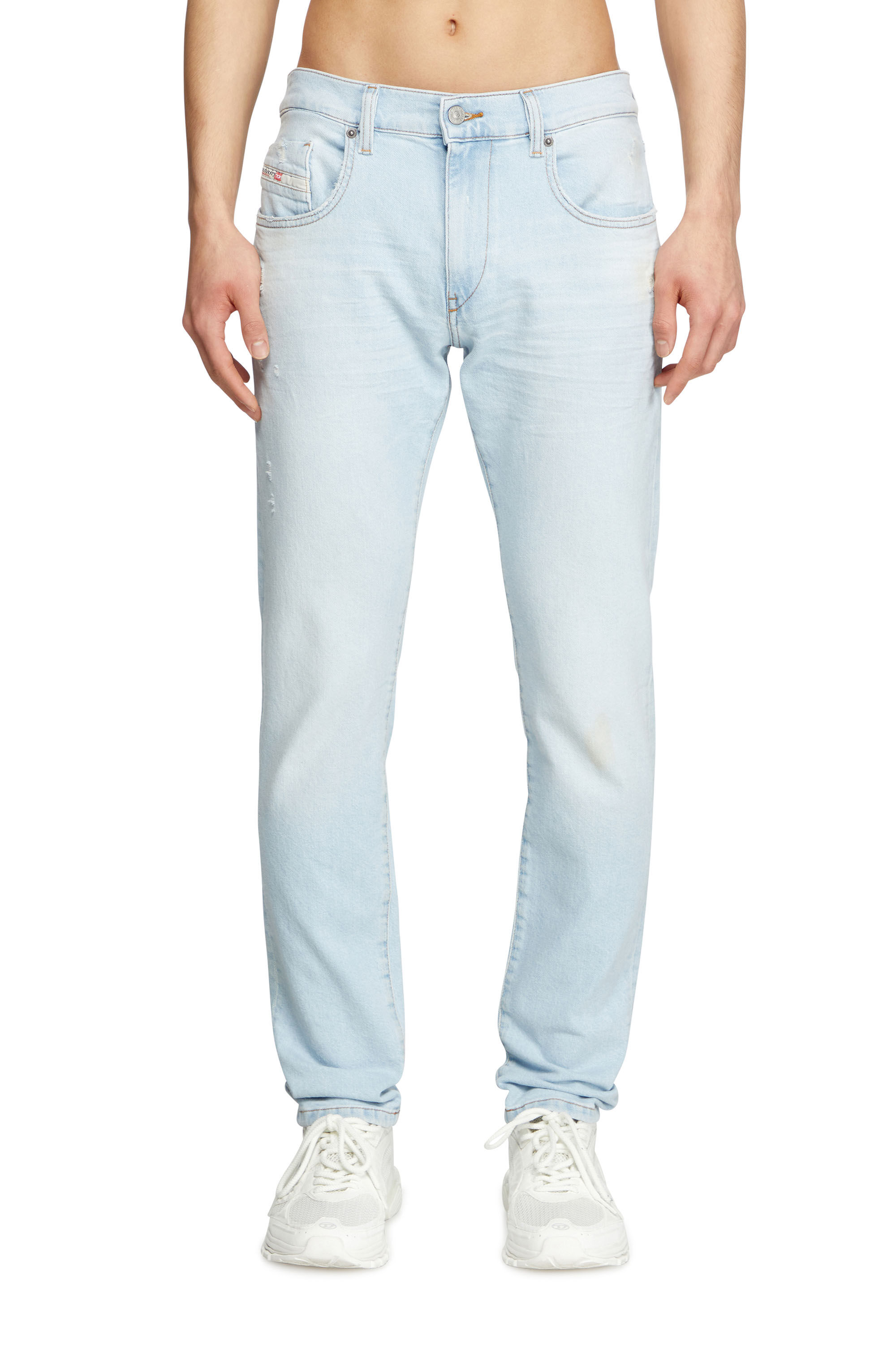 Diesel - Man's Slim Jeans 2019 D-Strukt 0CLBF, Light Blue - 3