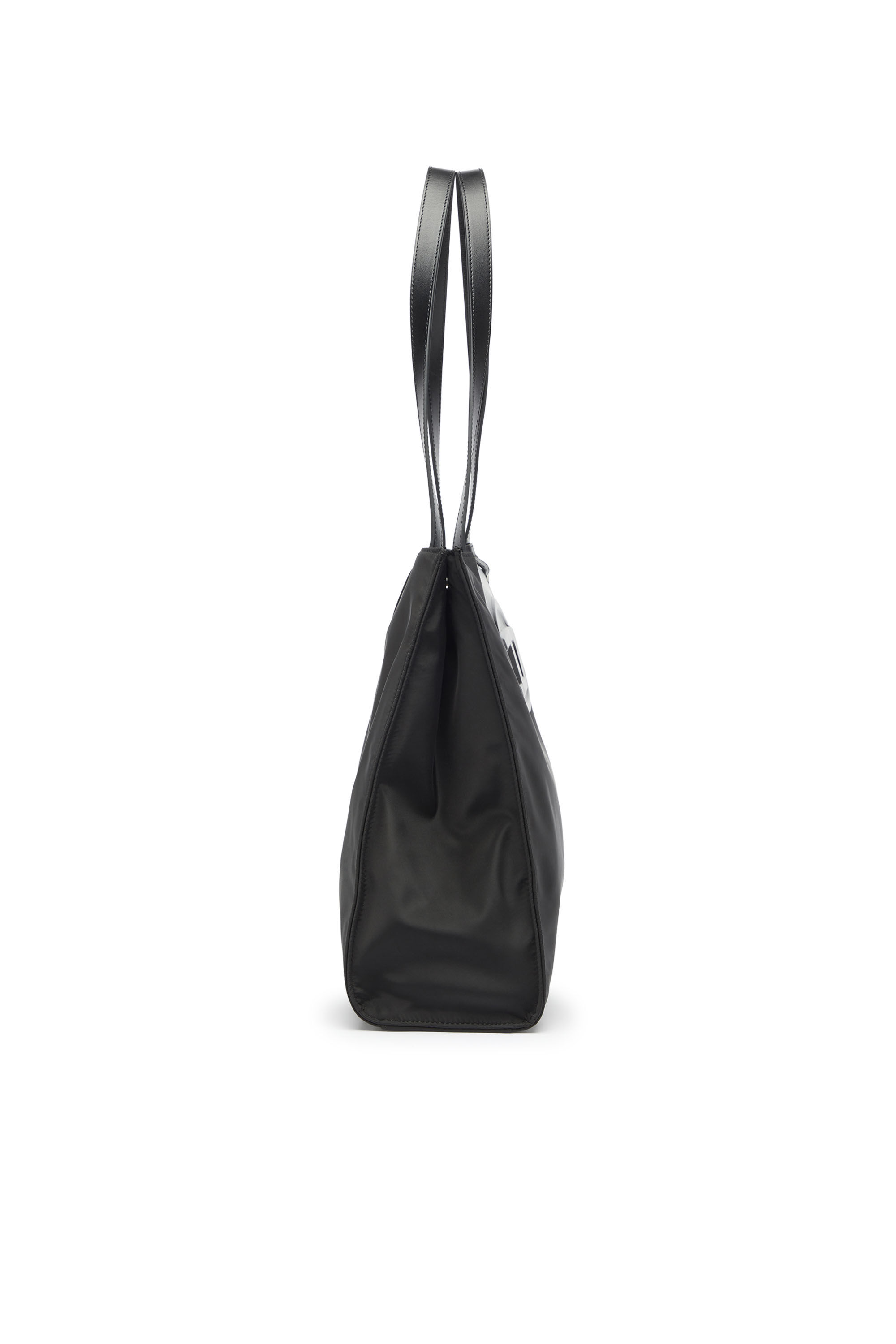 Diesel - 1DR TOTE E/W, Unisex's 1DR - Shopping bag in nylon with leather flap in Black - 4