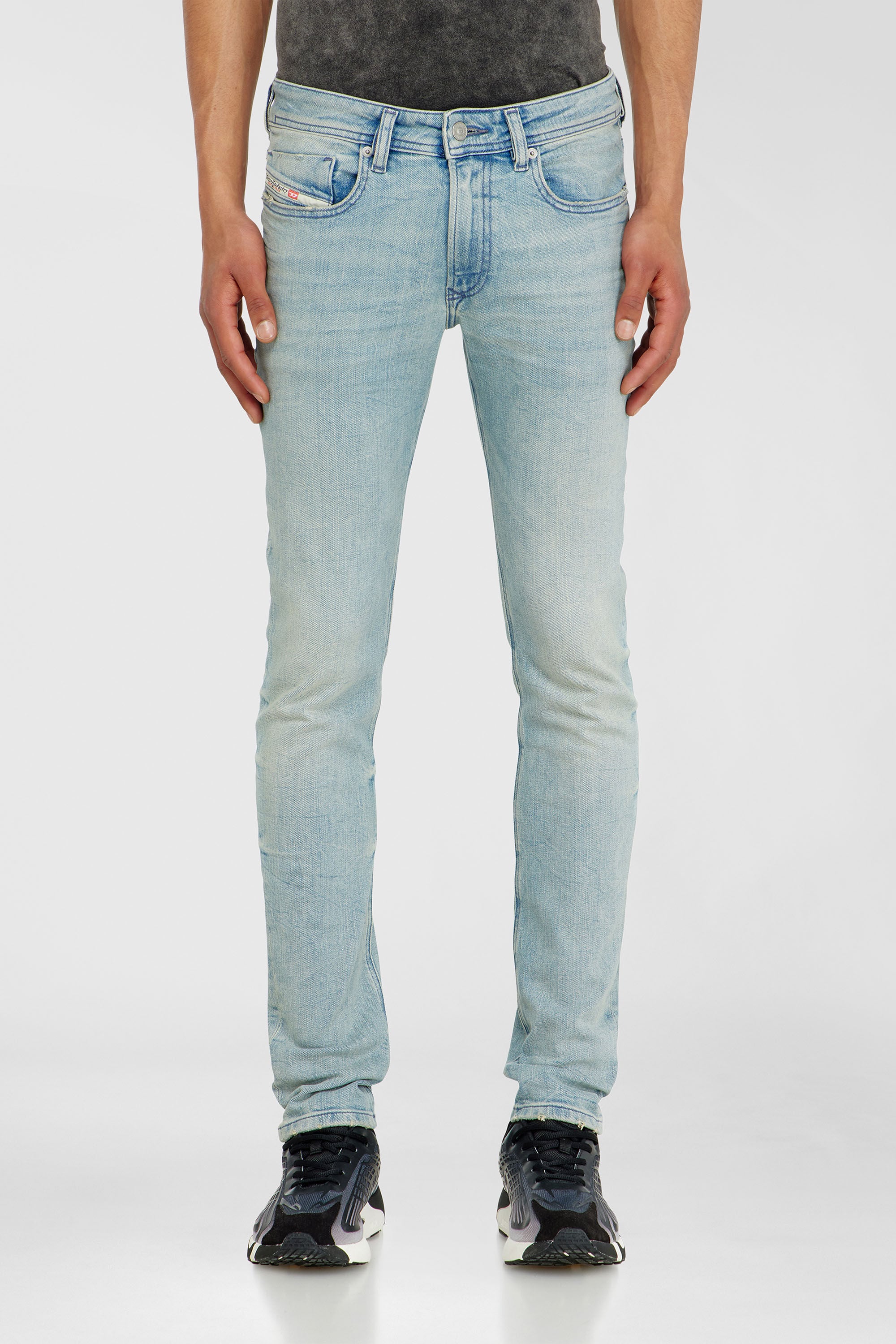 Diesel - Man's Skinny Jeans 1979 Sleenker 0KBBF, Light Blue - 4