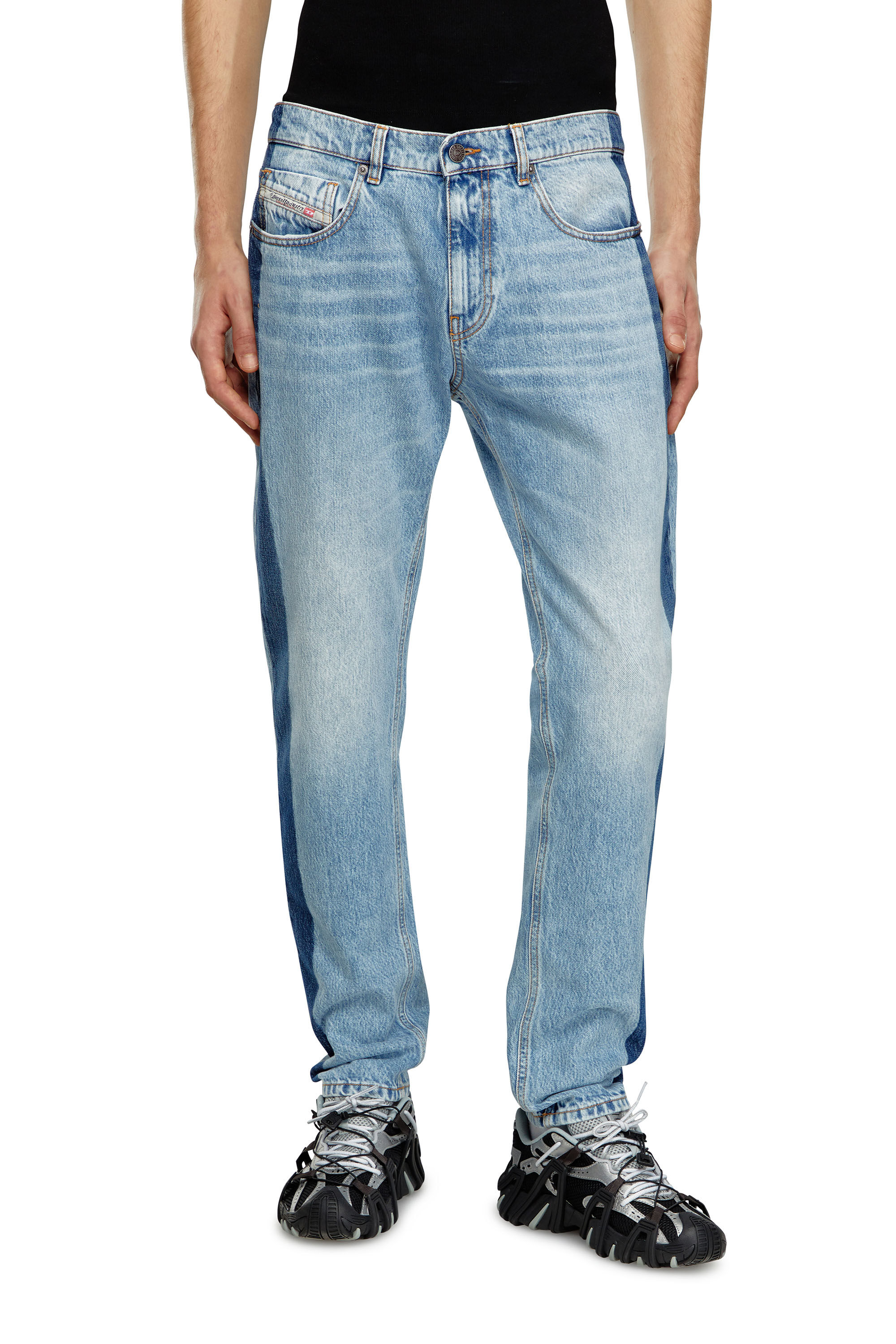 Diesel - Man Slim Jeans 2019 D-Strukt 0GHAC, Light Blue - Image 3
