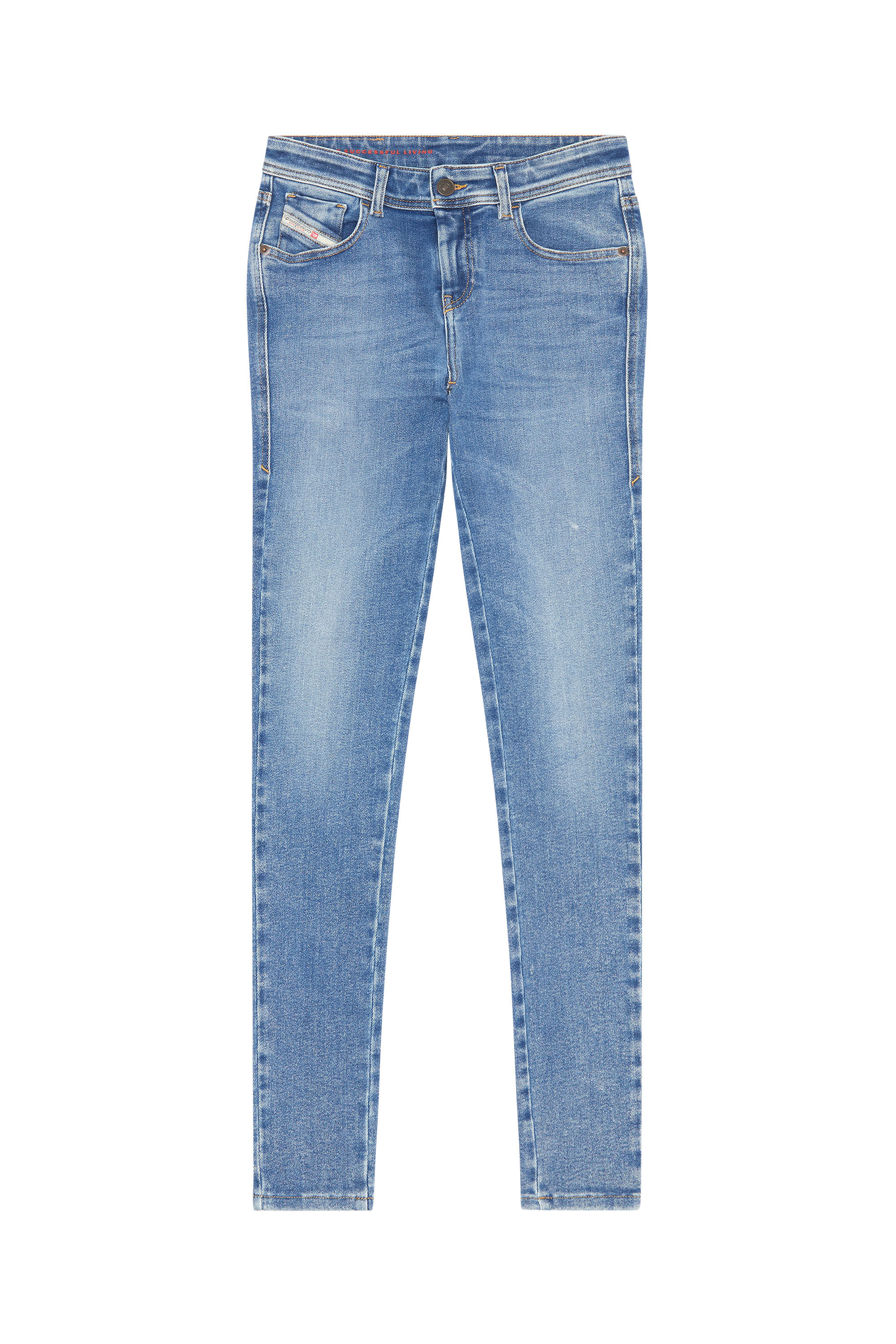 Diesel - Woman Super skinny Jeans 2017 Slandy 09D62, Medium blue - Image 2