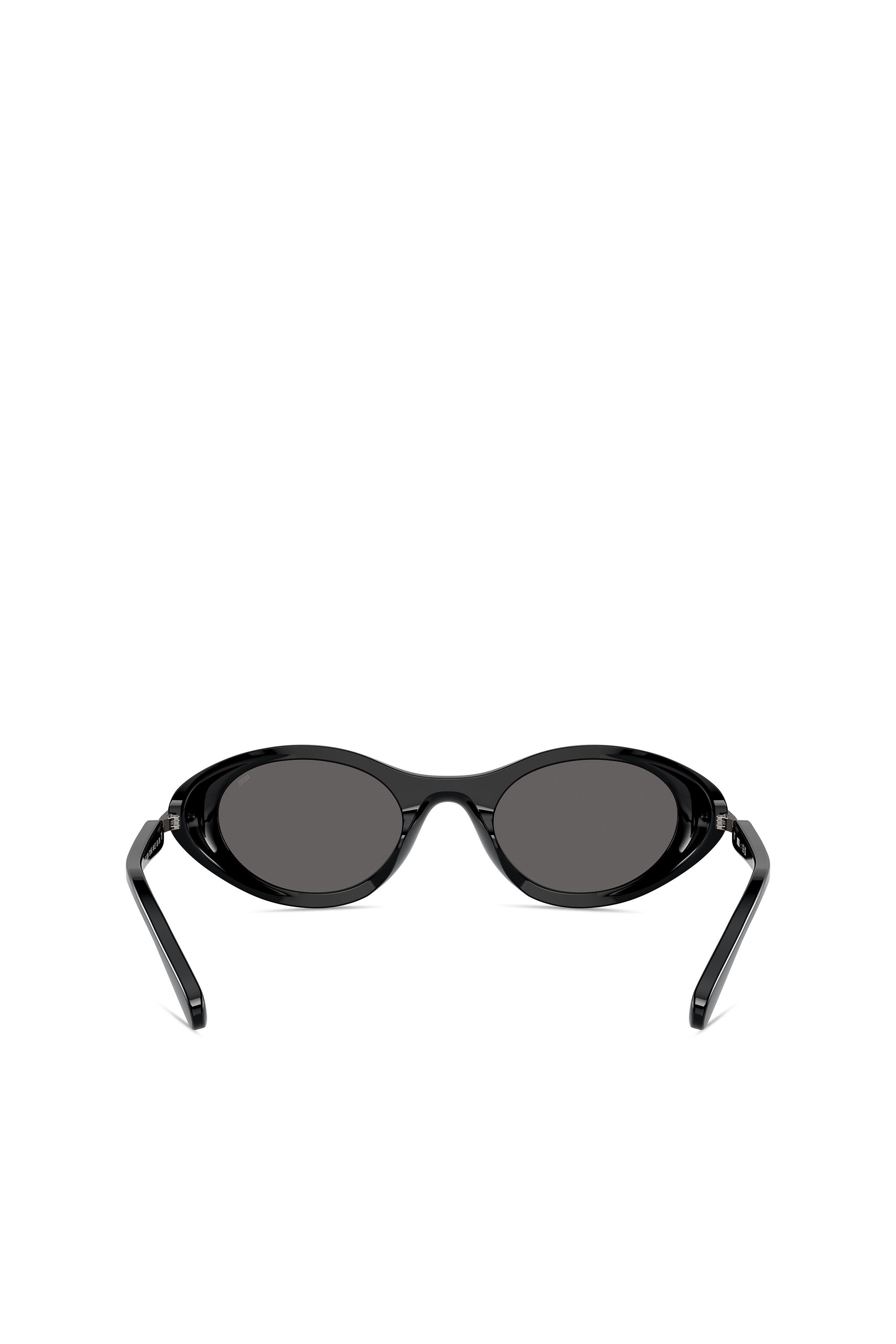 Diesel - 0DL2004, Unisex Wrap-around shape sunglasses in Black - Image 3