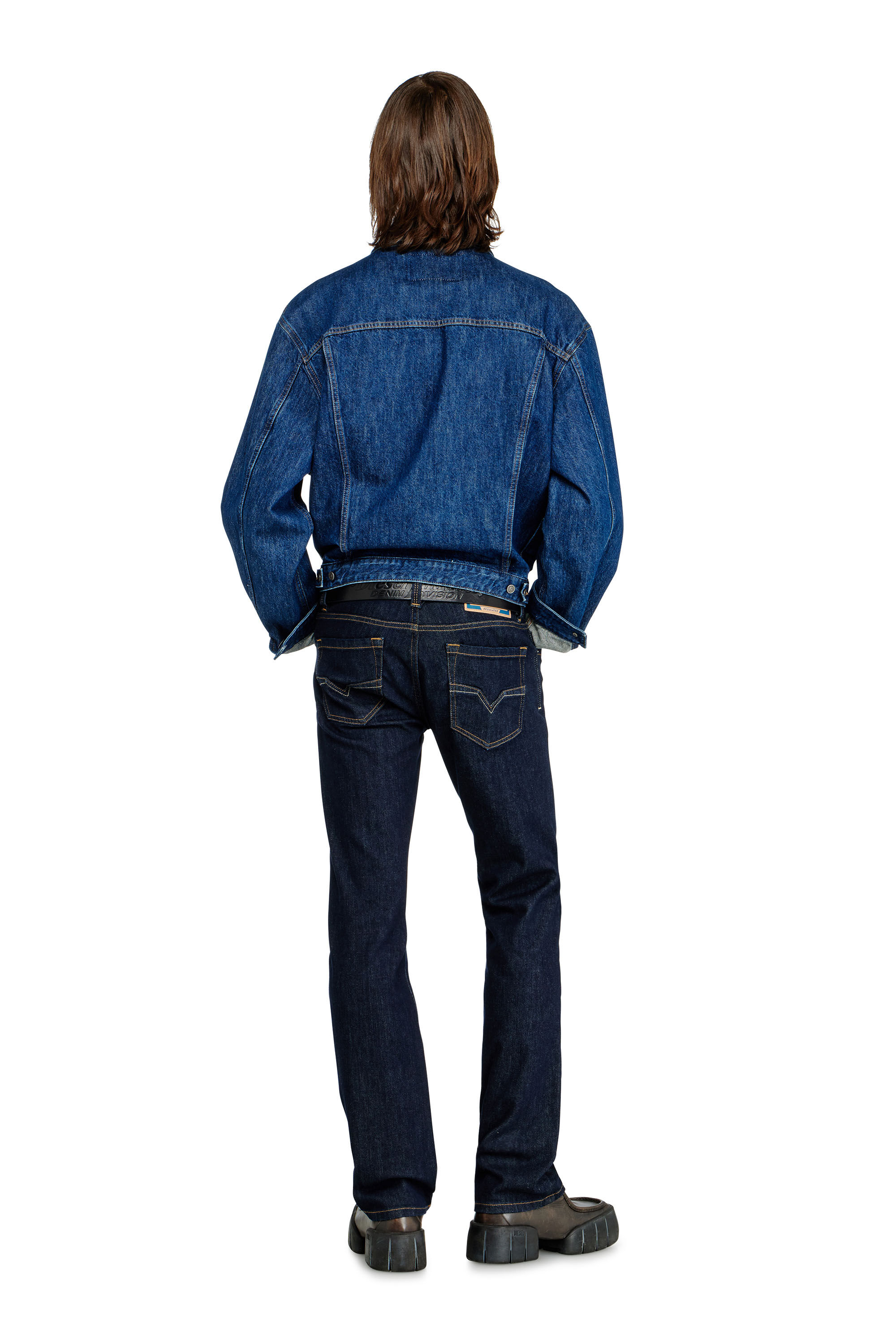 Diesel - Man's Regular Jeans 1985 Larkee 0DBEJ, Dark Blue - 3