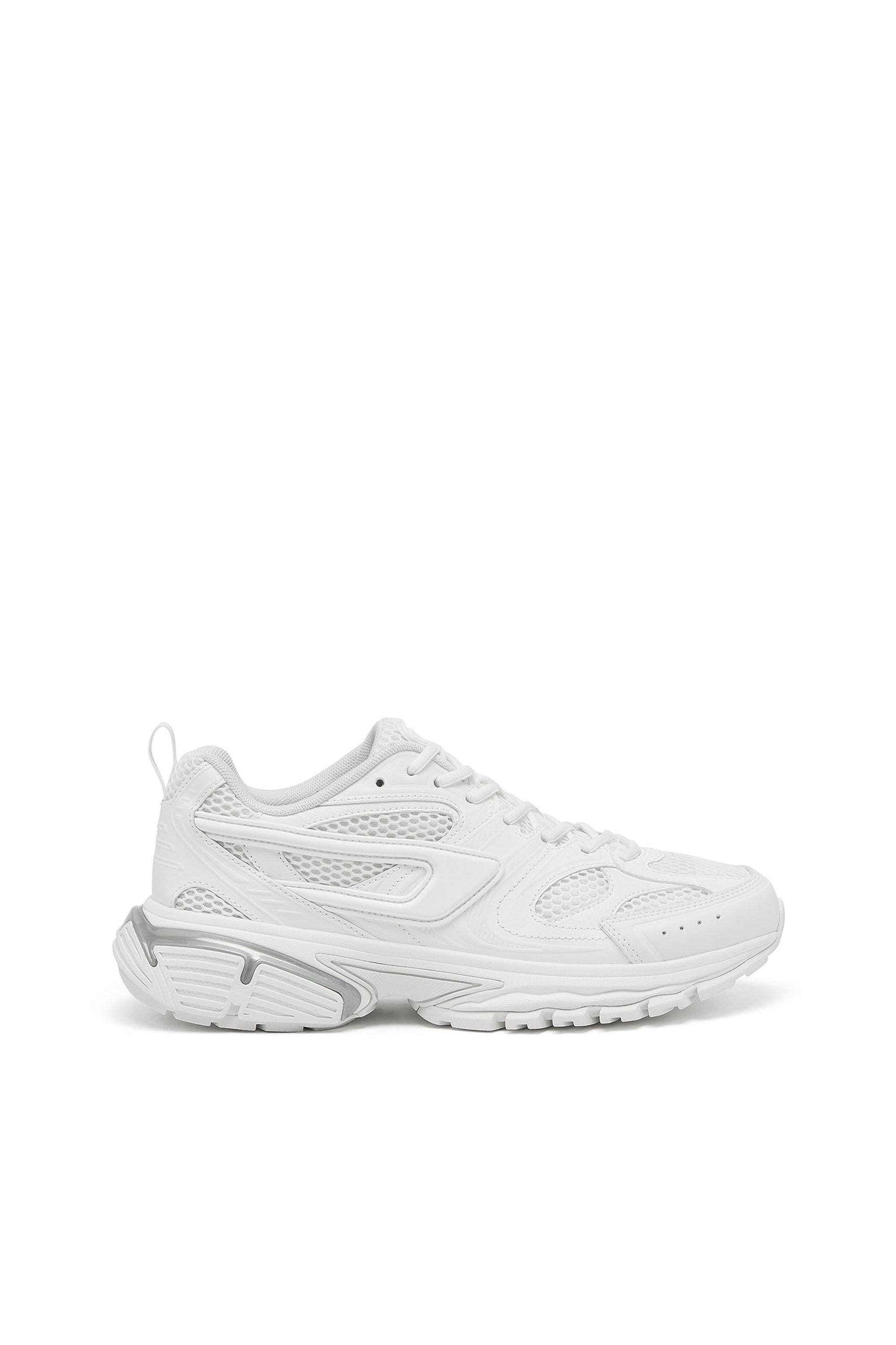 Diesel - S-SERENDIPITY PRO-X1, Man S-Serendipity-Monochrome sneakers in mesh and PU in White - Image 1