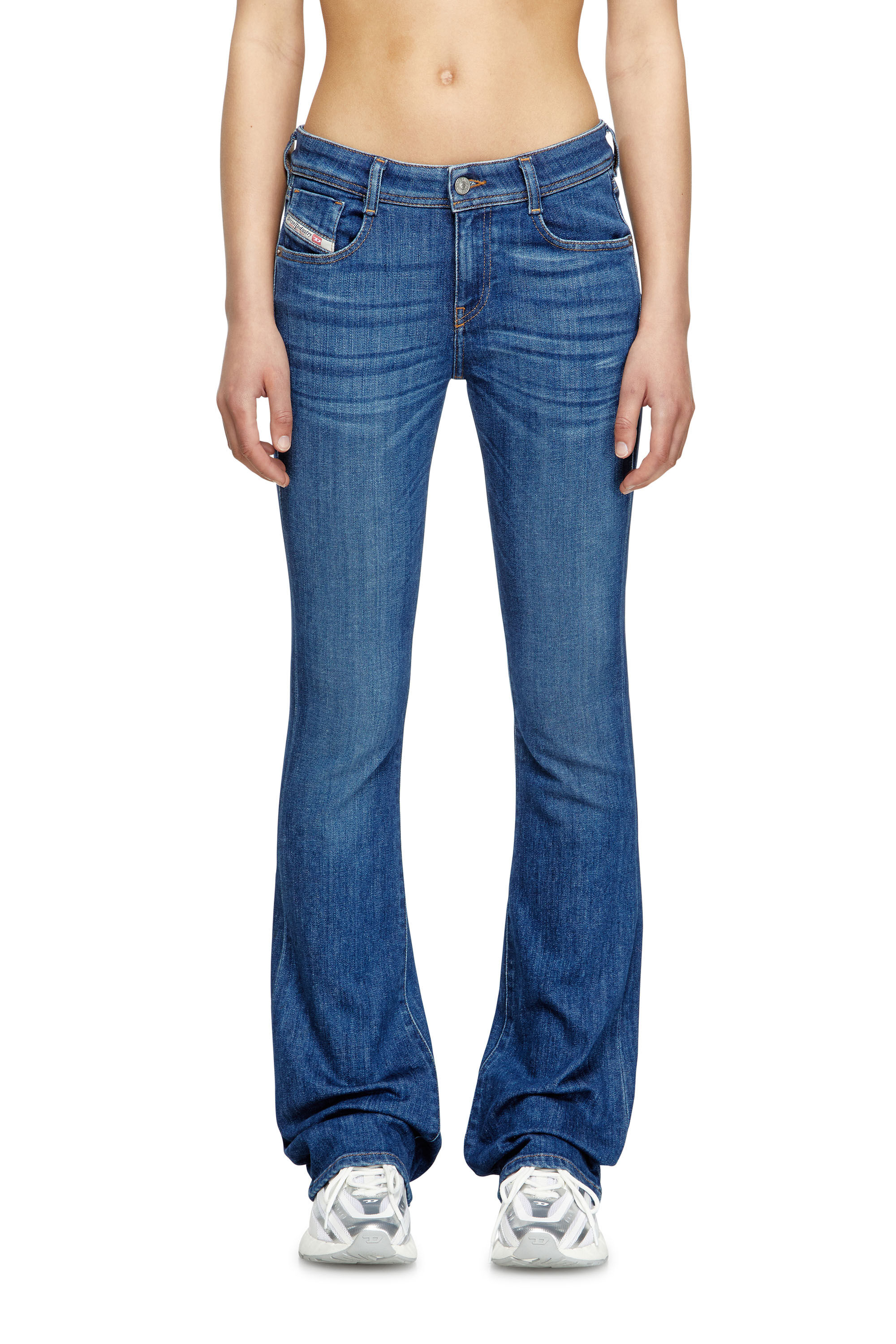 Diesel - Woman's Bootcut Jeans 1969 D-Ebbey 0DBDN, Black/Dark grey - 2