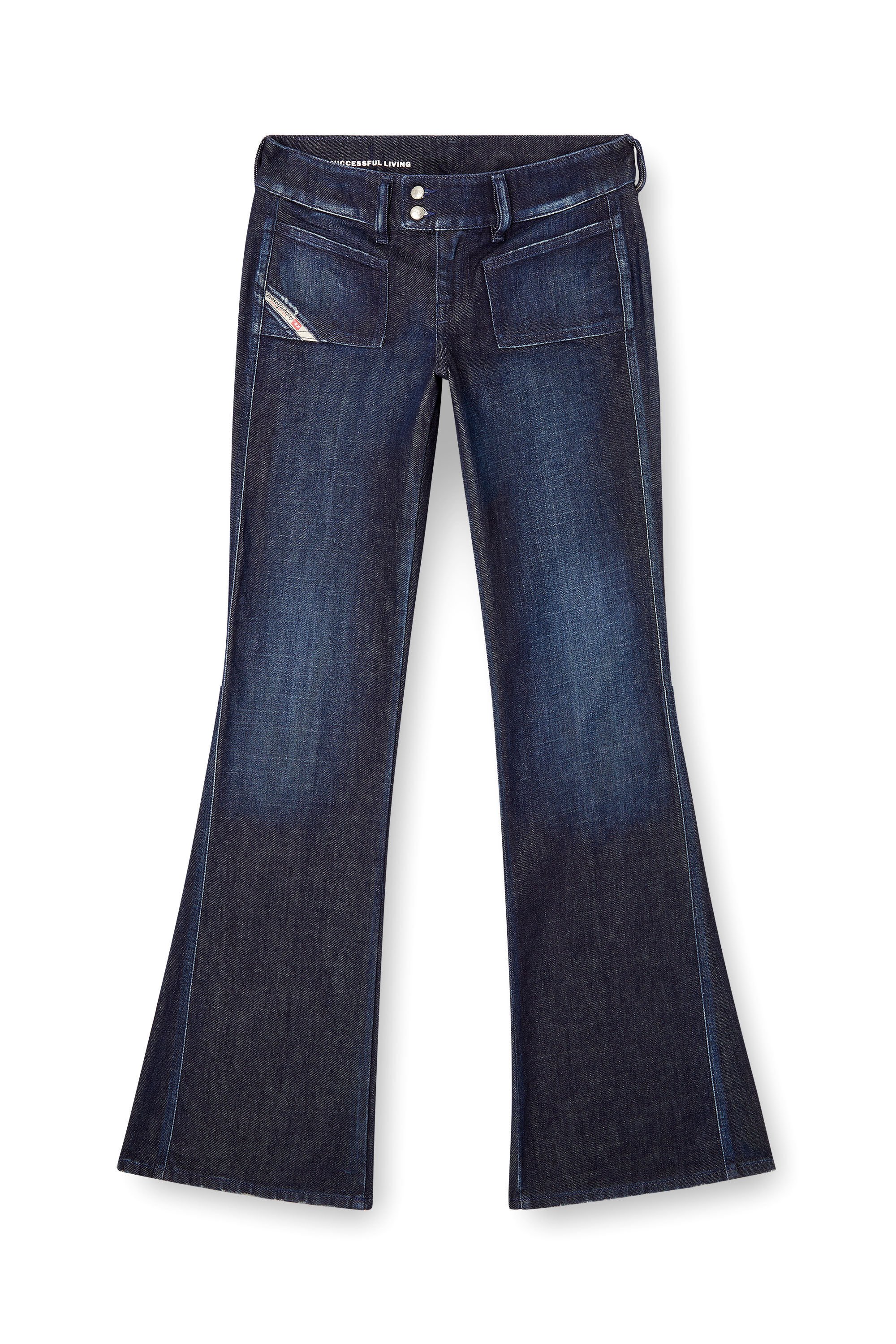 Diesel - Woman's Bootcut Jeans D-Hush 09M19, Dark Blue - 2