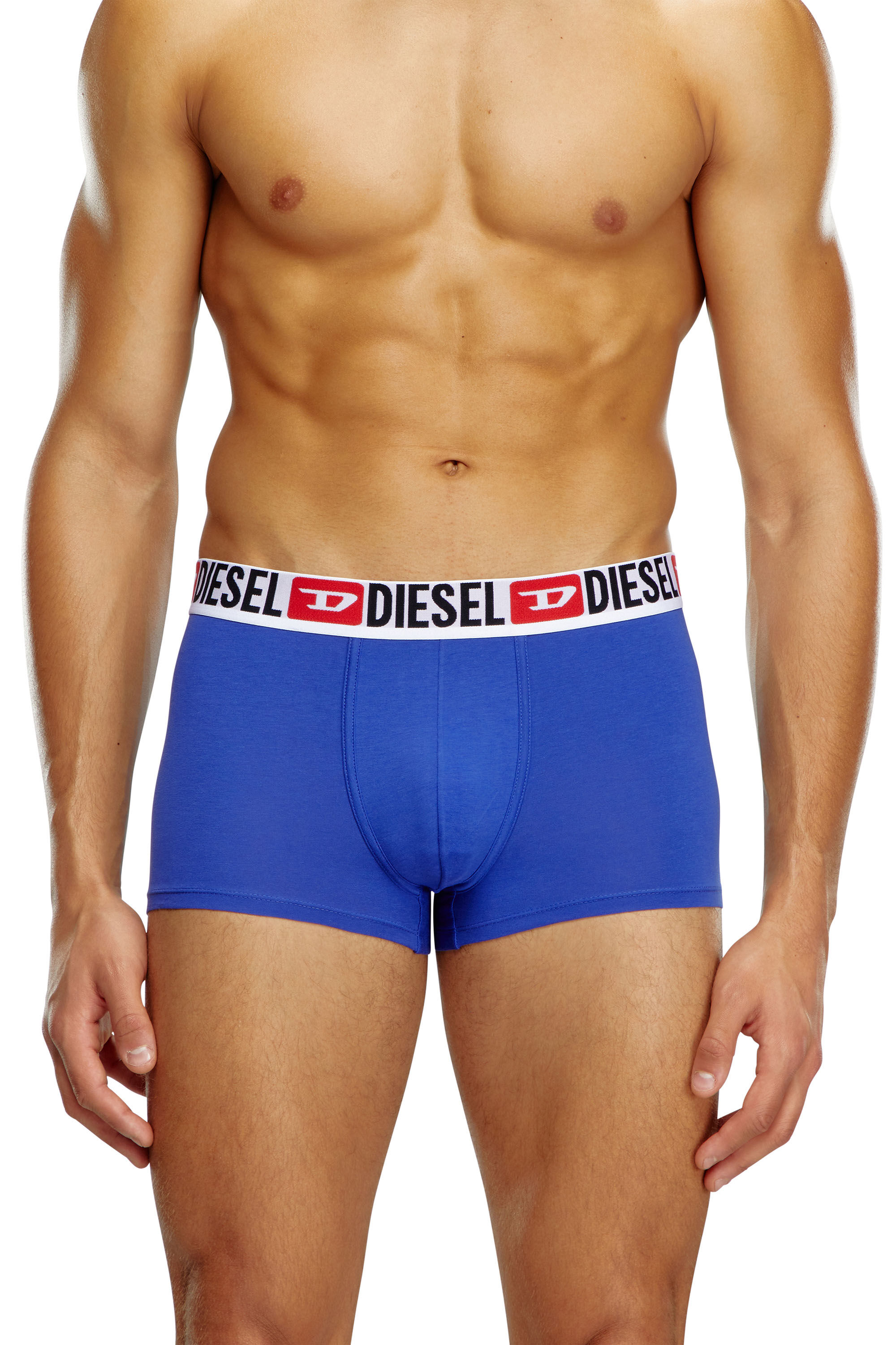 Diesel - UMBX-DAMIENTHREEPACK, Man Three-pack of all-over logo waist boxers in Multicolor - Image 3