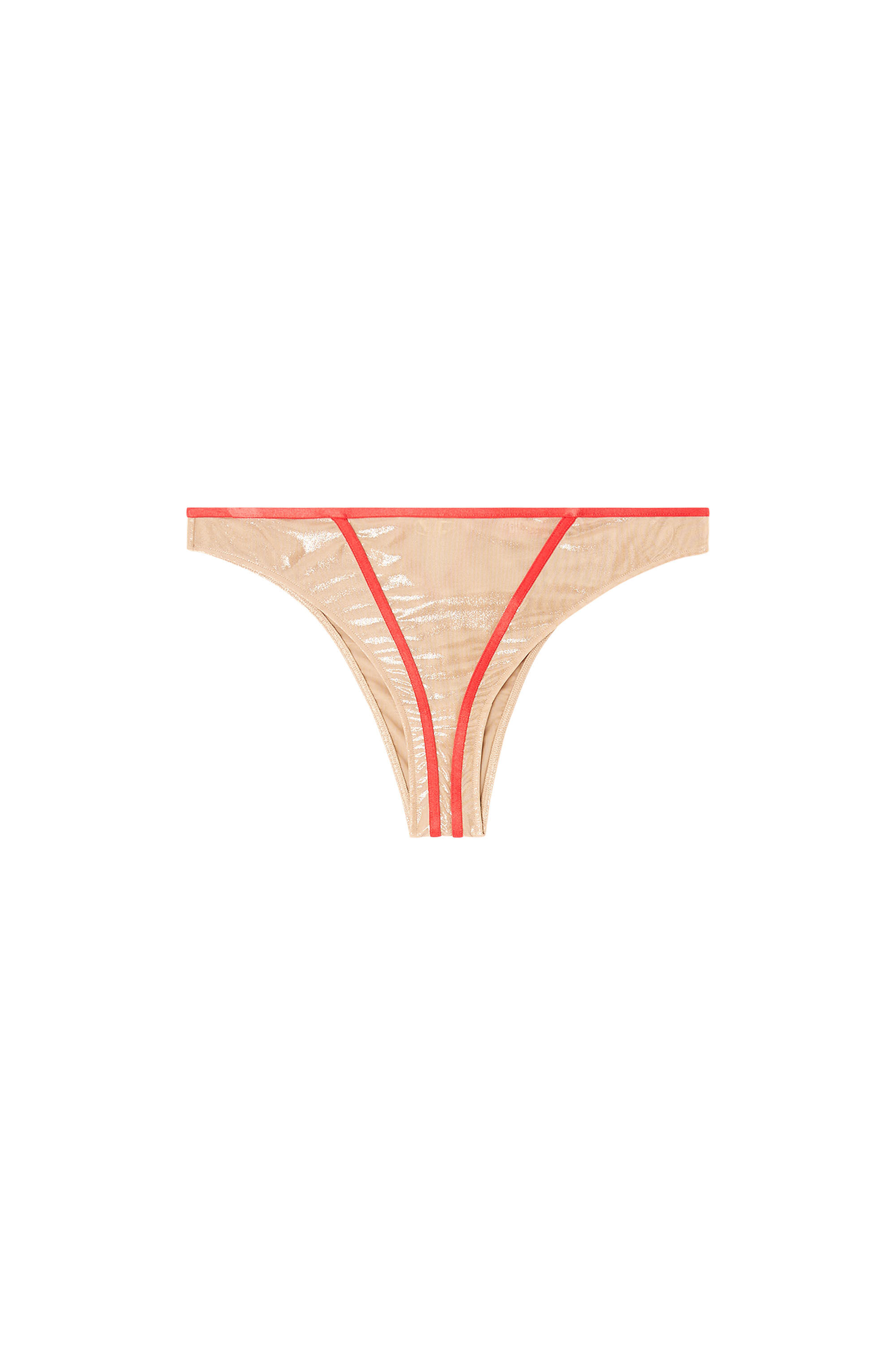 Diesel - JANIE-GFT, Woman's Brazilian briefs with contrasting trims in Nude - 2