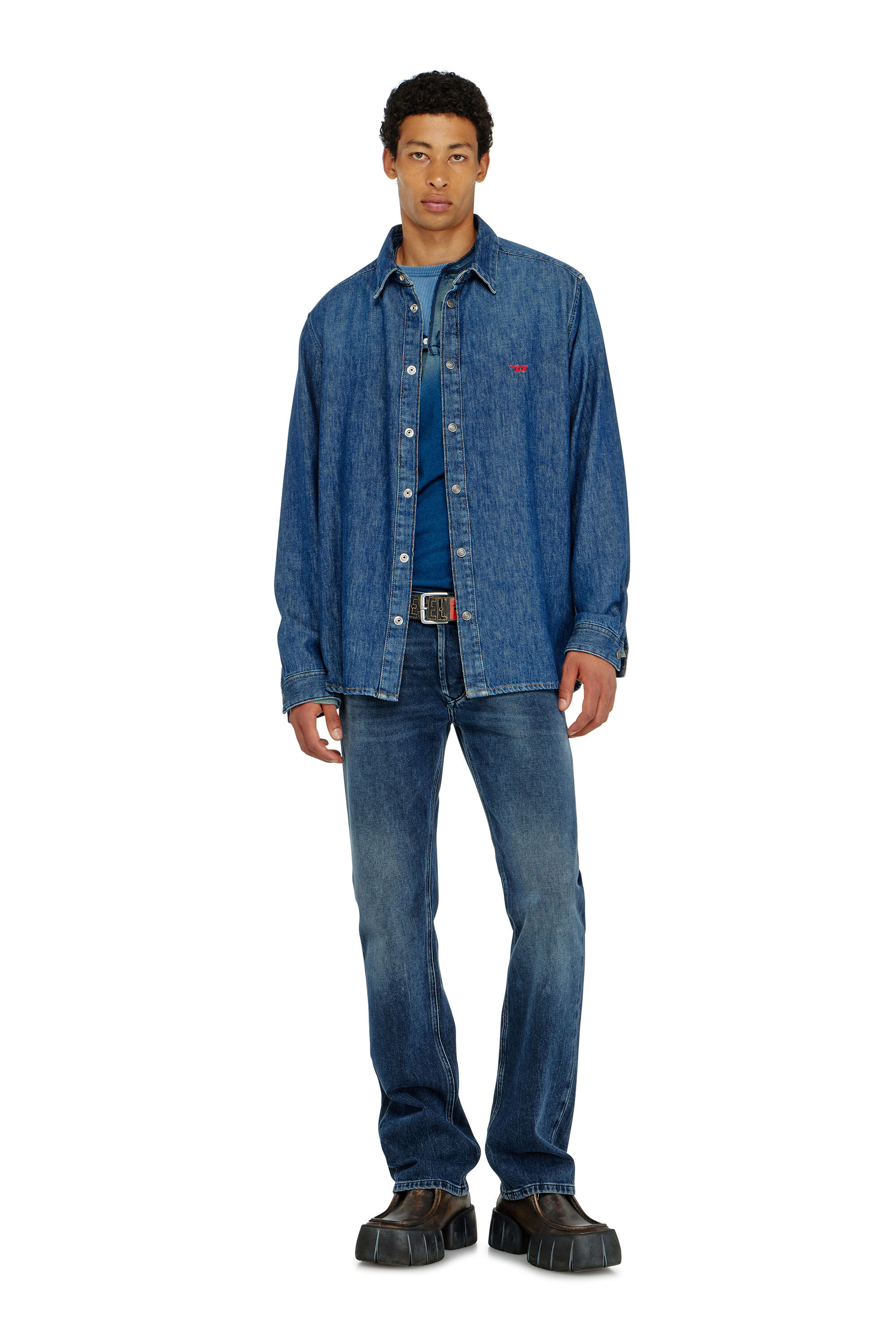 Diesel - Man's Regular Jeans 1985 Larkee 0KBBM, Dark Blue - 1