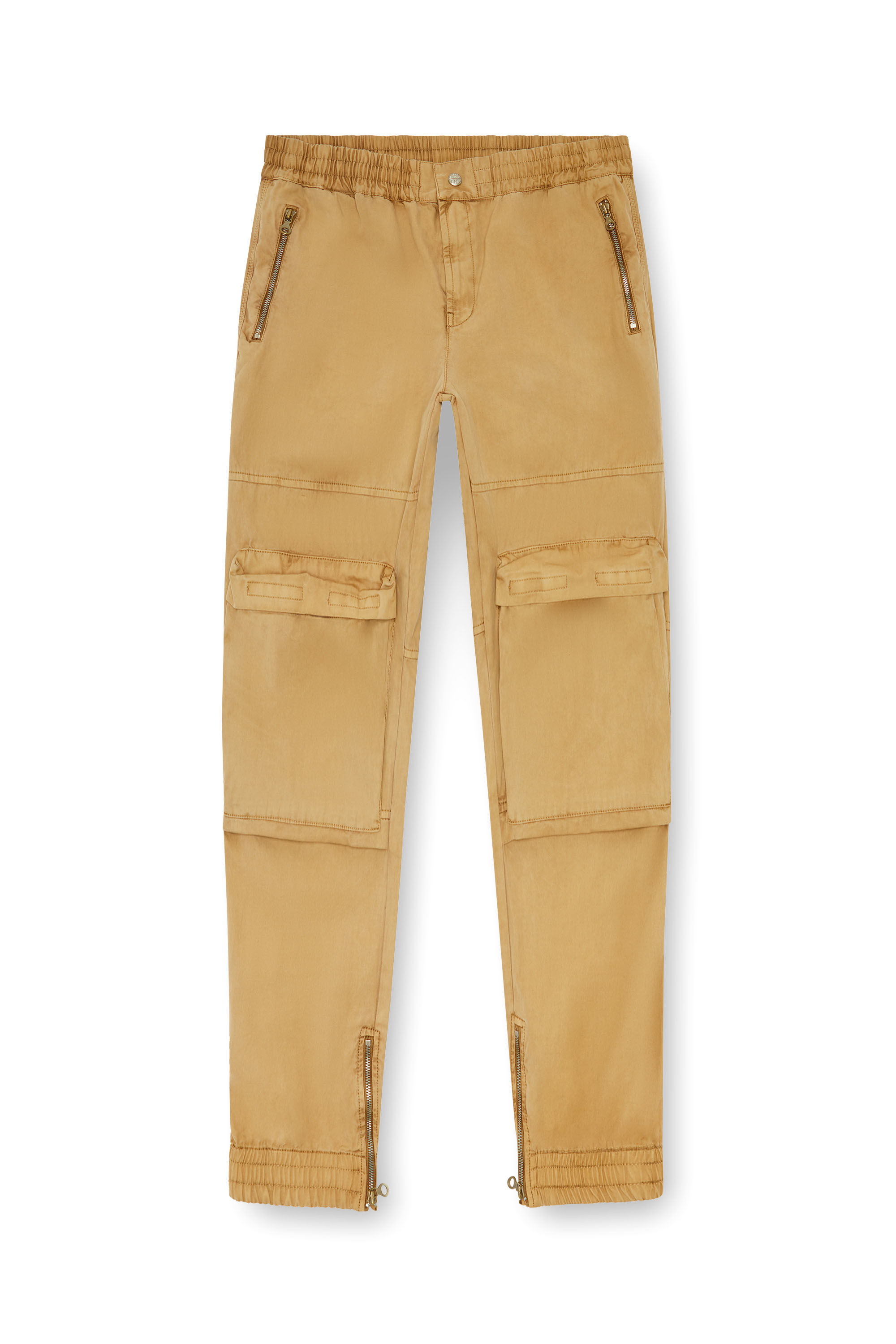 Diesel - P-BEECK, Man Cargo pants in faded organic cotton in Brown - Image 2
