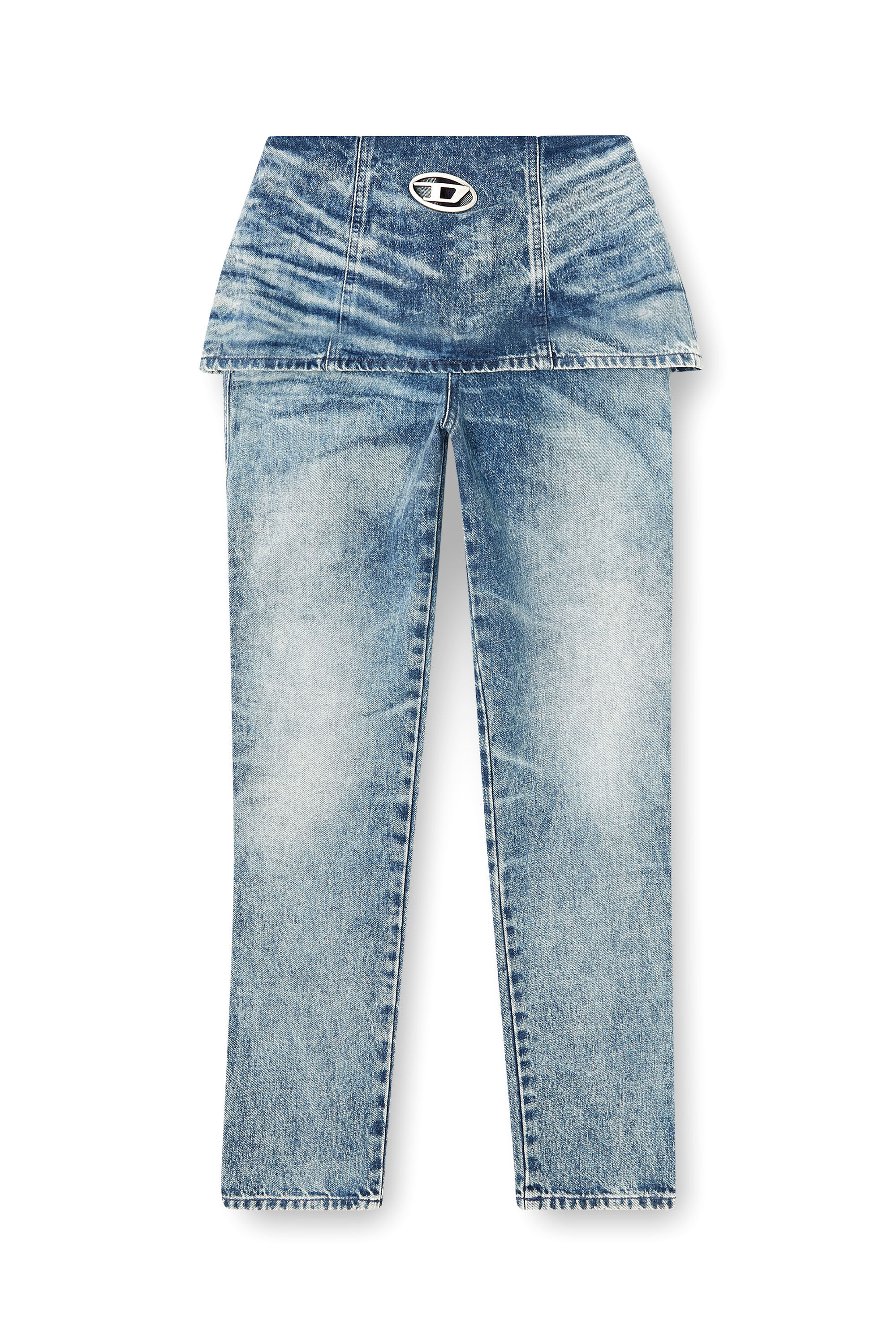 Diesel - Woman's Slim Jeans D-Hourjian 007DA, Light Blue - 2