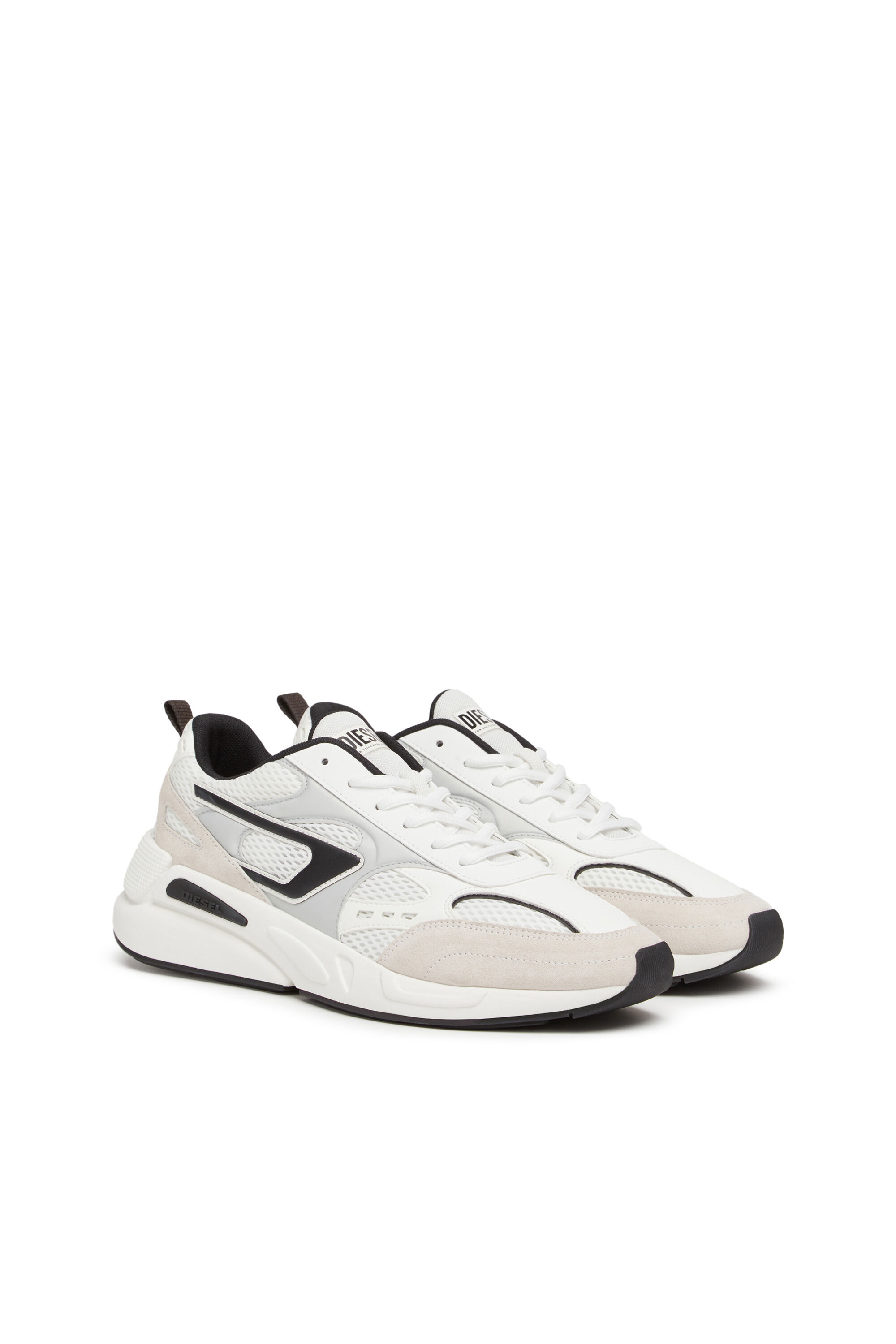 Diesel - S-SERENDIPITY SPORT, Man S-Serendipity-Sneakers in mesh and suede in Multicolor - Image 3